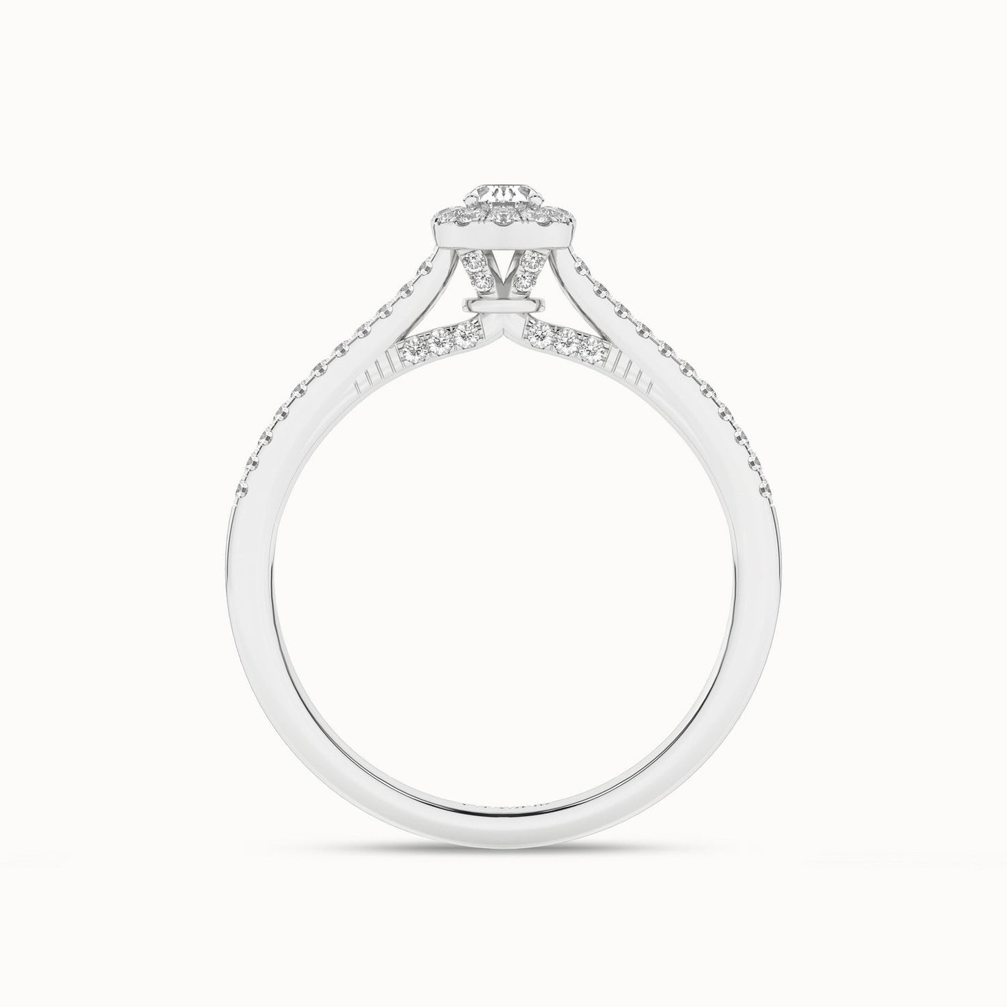 Signature Ellipse Halo Ring_Product Angle_1/3Ct - 3