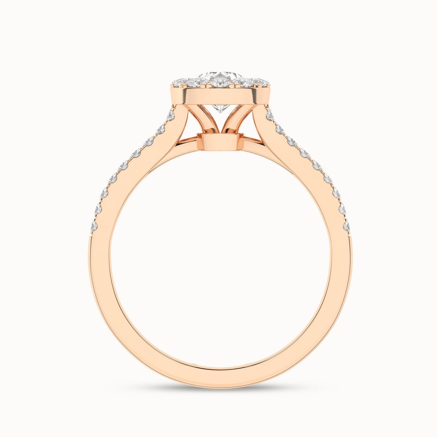 Unified Iconic Dewdrop Halo Ring_Product Angle_1 1/3Ct - 3