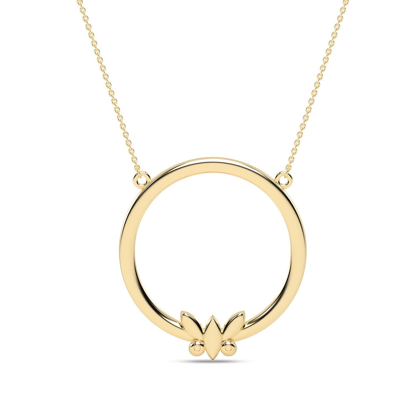 Butterfly Circular Silhouette Pendant_Product Angle_0.15 - 1