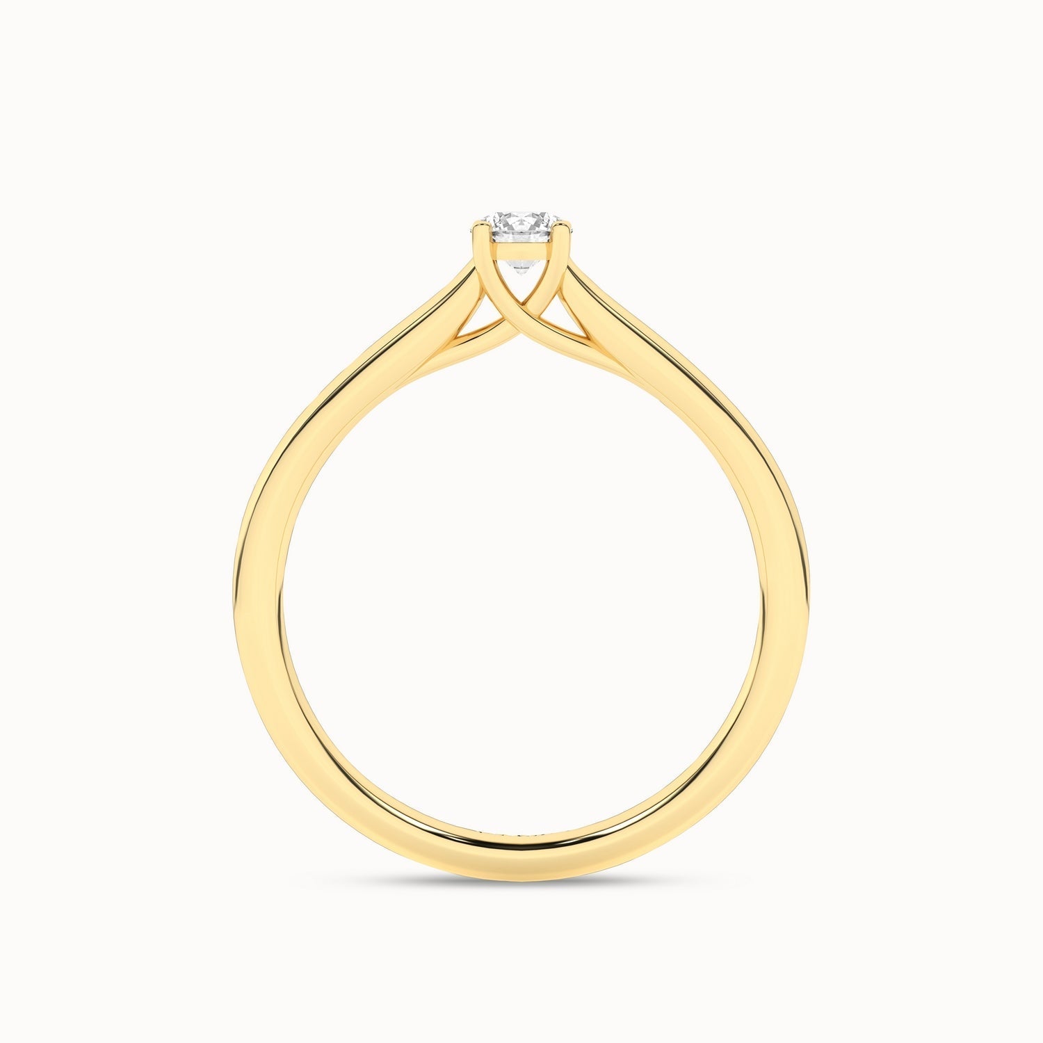 Timeless Round Ring_Product Angle_1/6Ct - 2