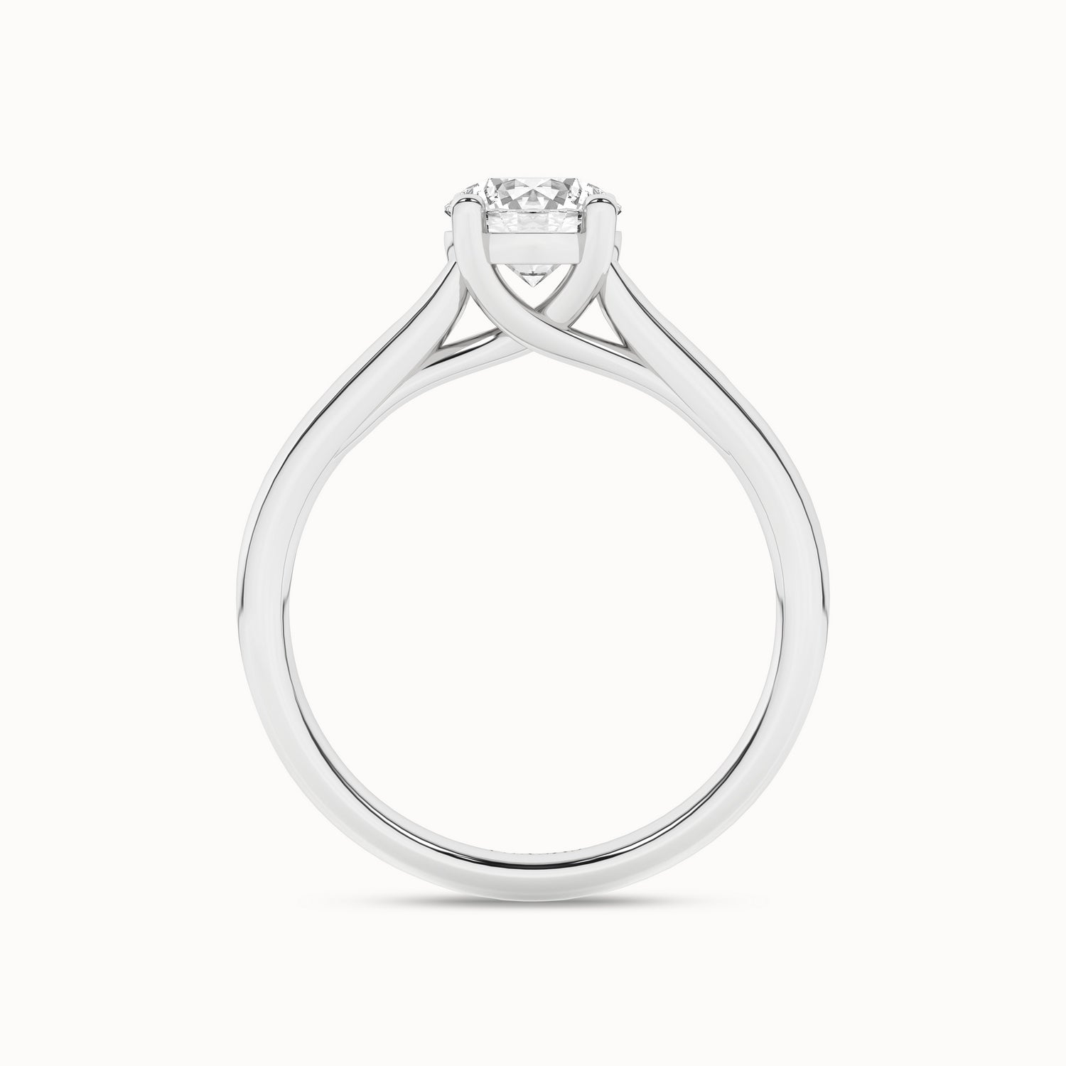 Timeless Round Ring_Product Angle_1Ct - 2