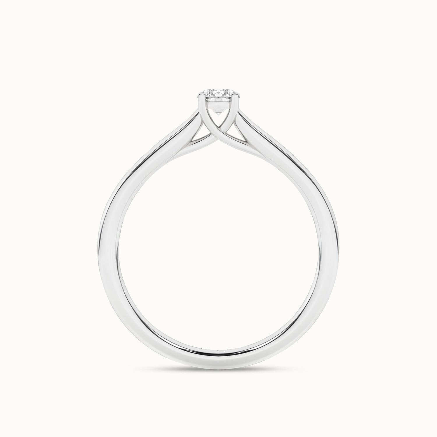 Timeless Round Ring_Product Angle_1/6Ct - 2