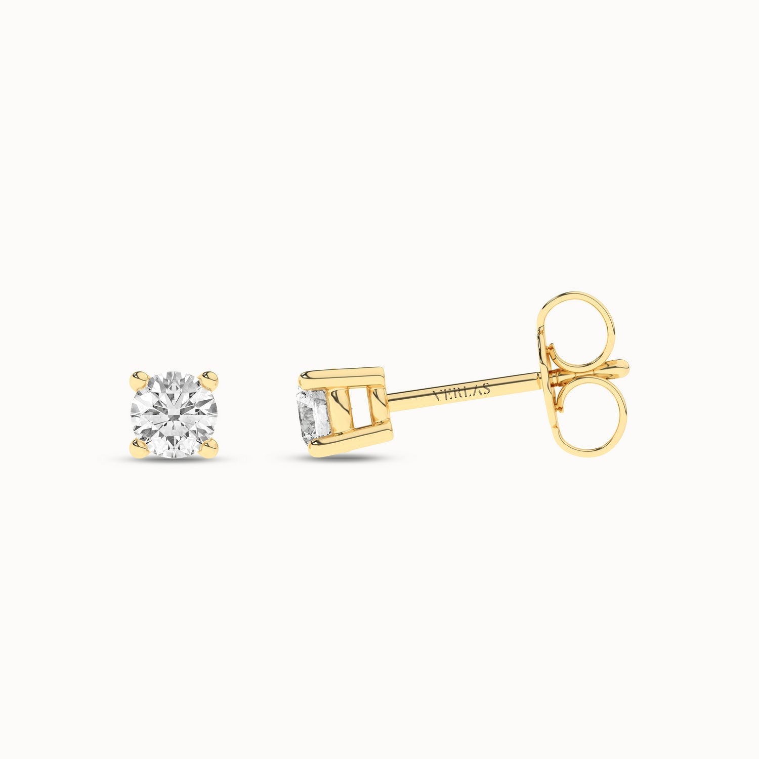Round Solitaire Studs_Product Angle_1/4Ct. - 1