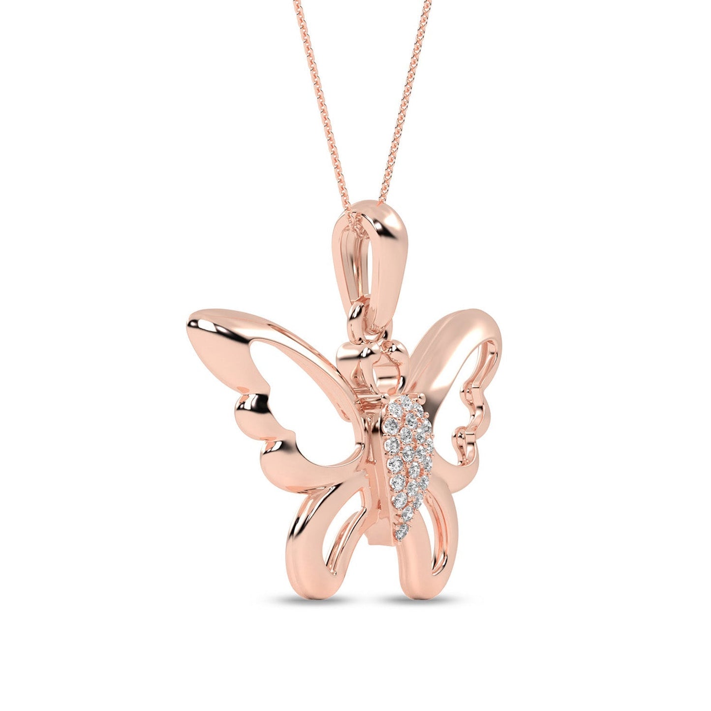 Butterfly Flutter Silhouette Pendant_Product Angle_0.05 - 1