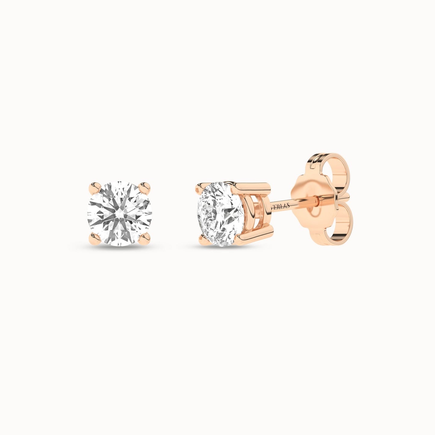 Round Solitaire Studs_Product Angle_3/4Ct. - 2