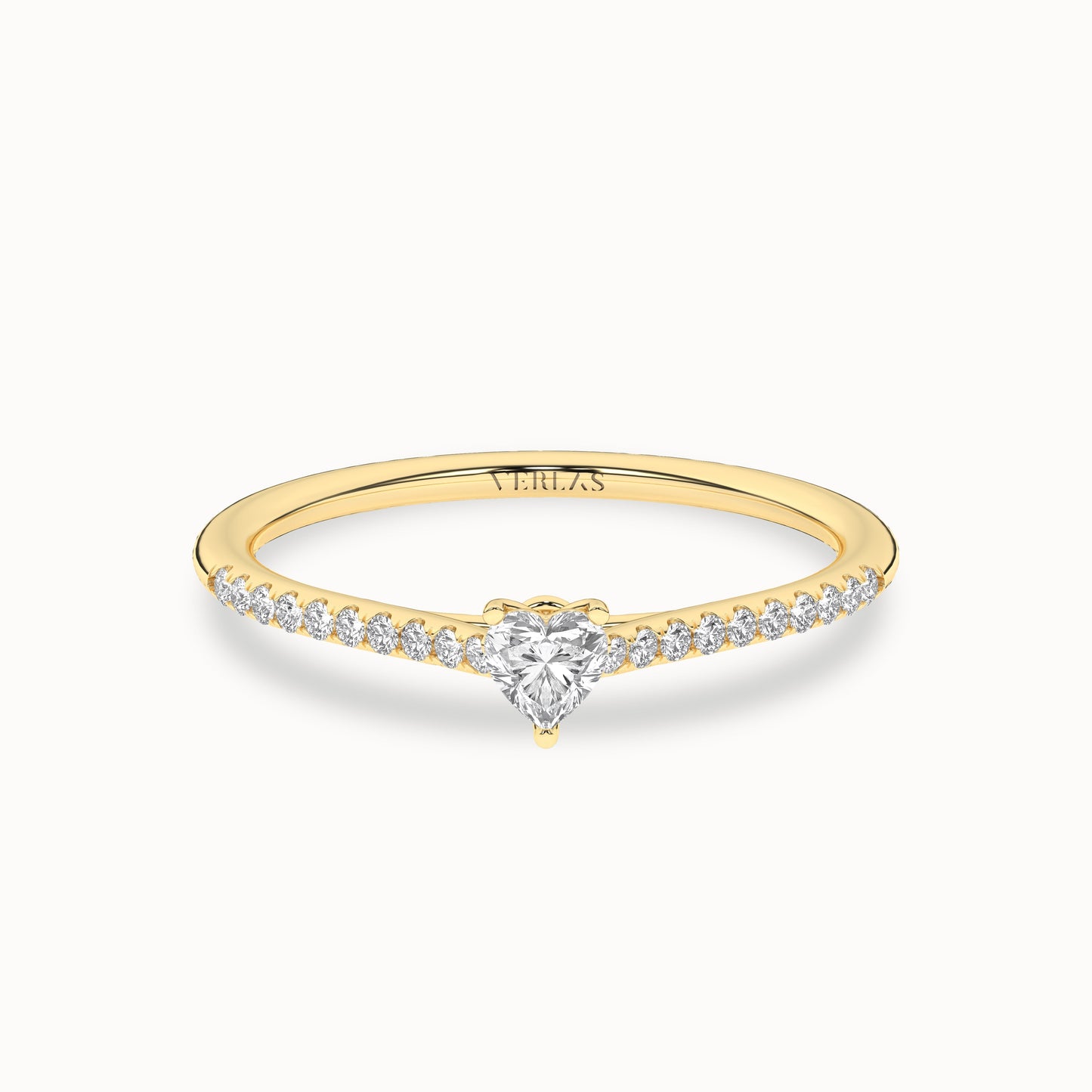 Signature Heart Ring_Product Angle_1/4Ct - 1