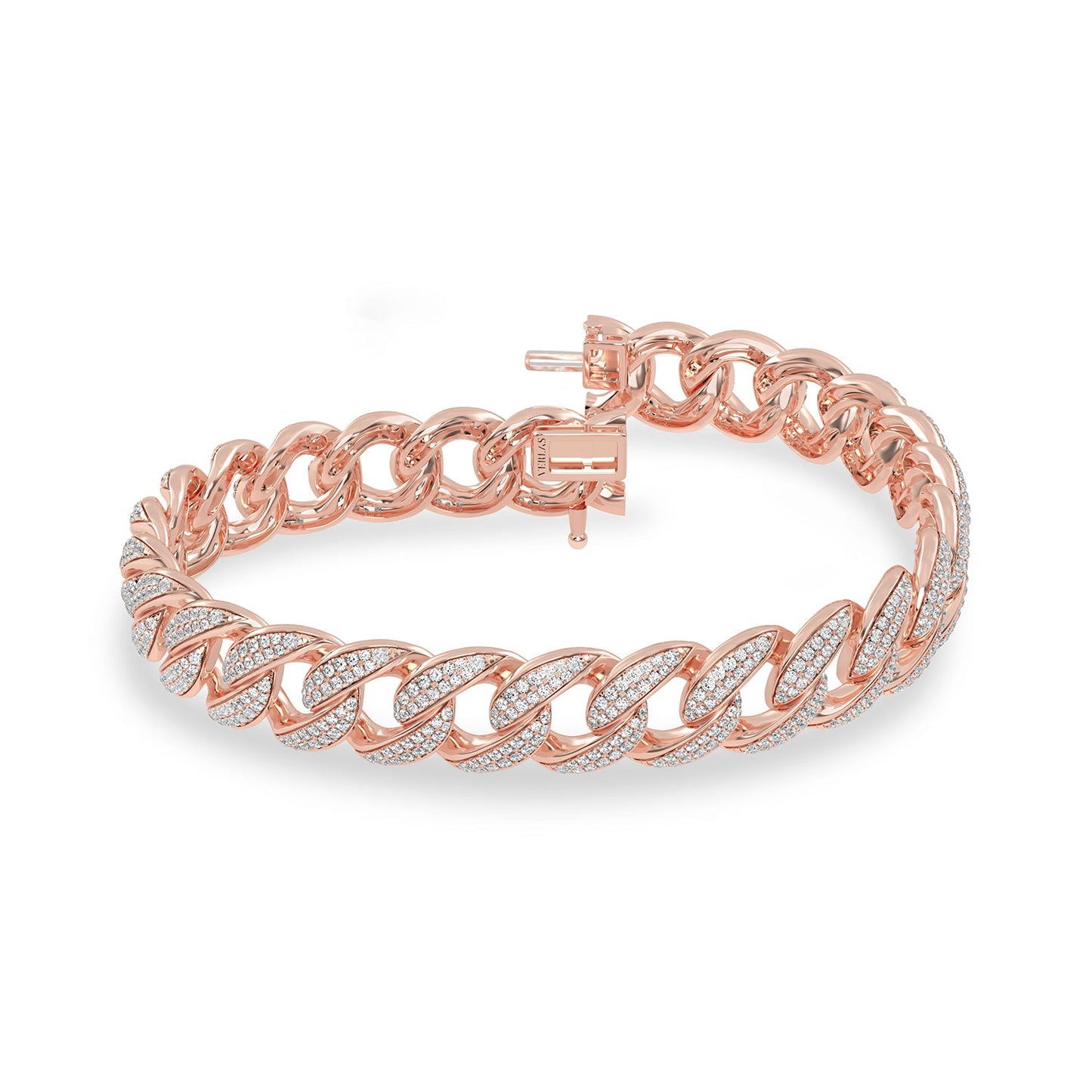 Diamond Cuban Link Bracelet_Product Angle_PCP Main Image