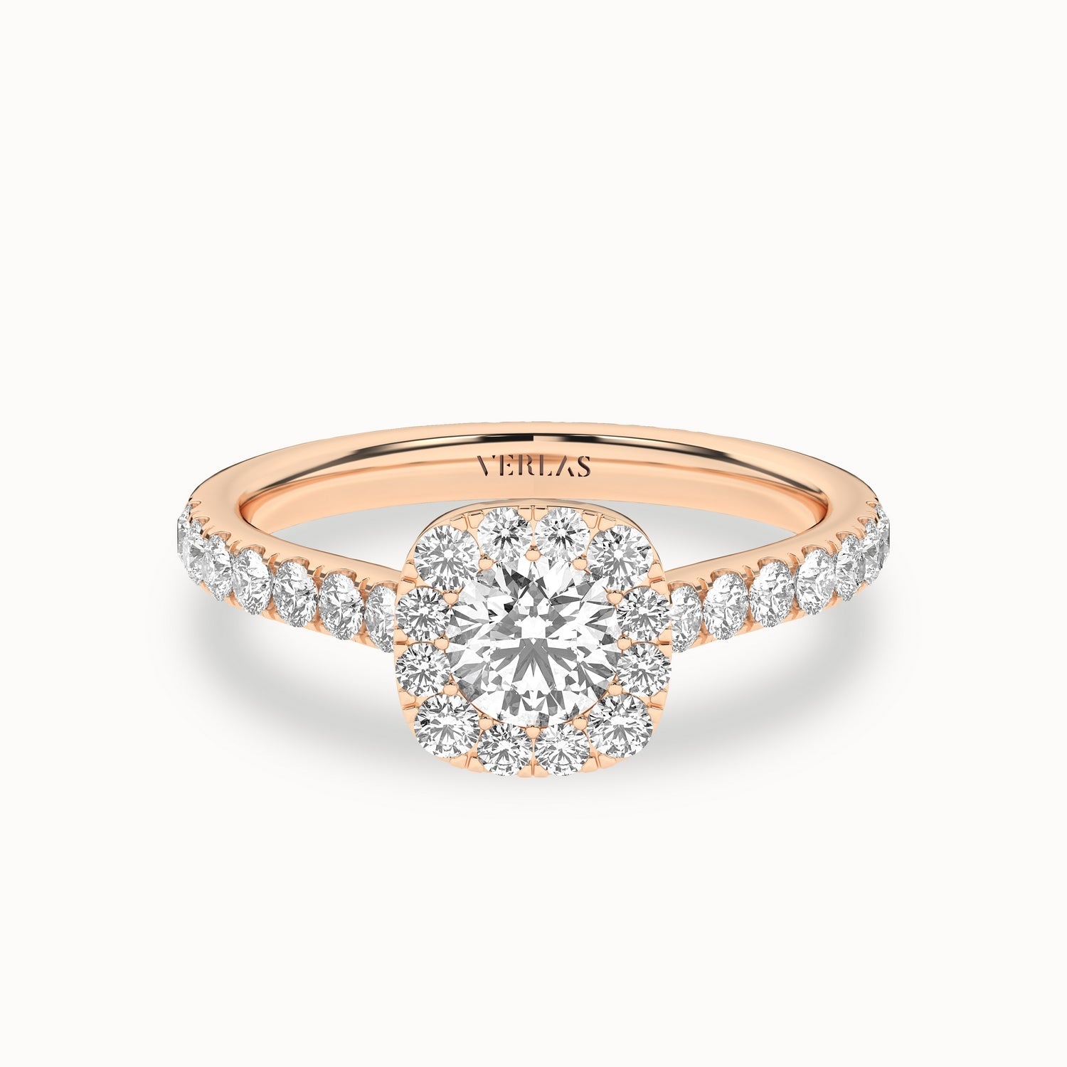 Signature Iconic Round-Princess Halo Ring_Product Angle_1 1/3Ct - 1