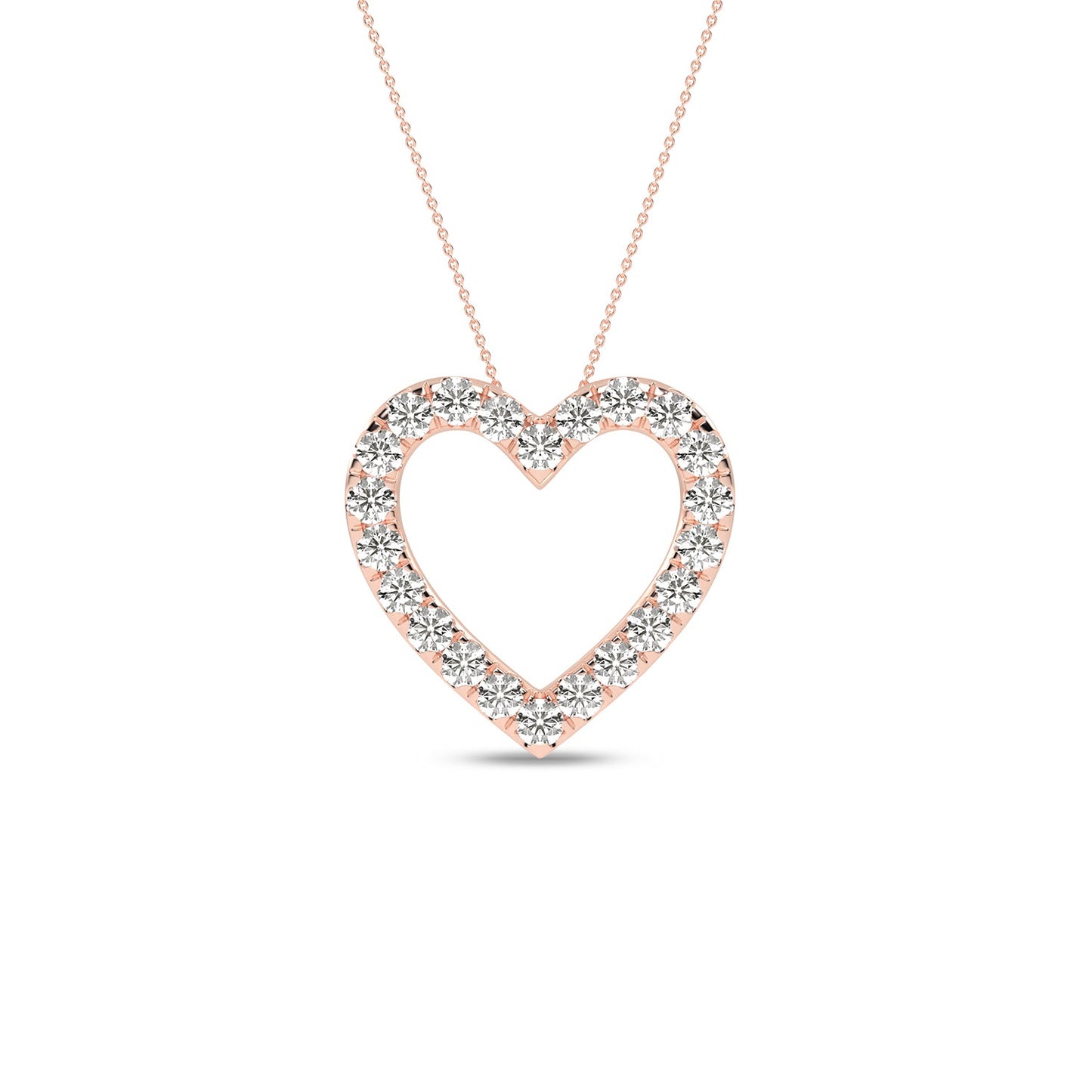 Atmos Heart Silhouette Necklace_Product Angle_PCP Main Image