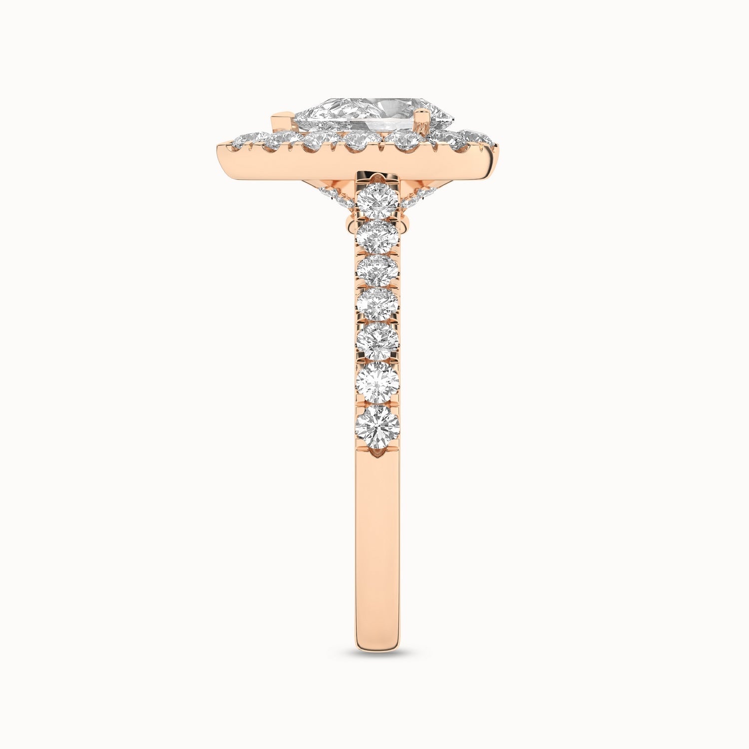 Signature Dewdrop Halo Ring_Product Angle_1 1/2Ct - 4