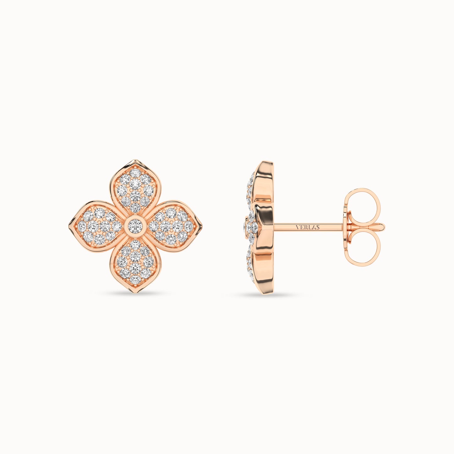 La Fleur Diamond Radiant Studs_Product Angle_PCP Main Image