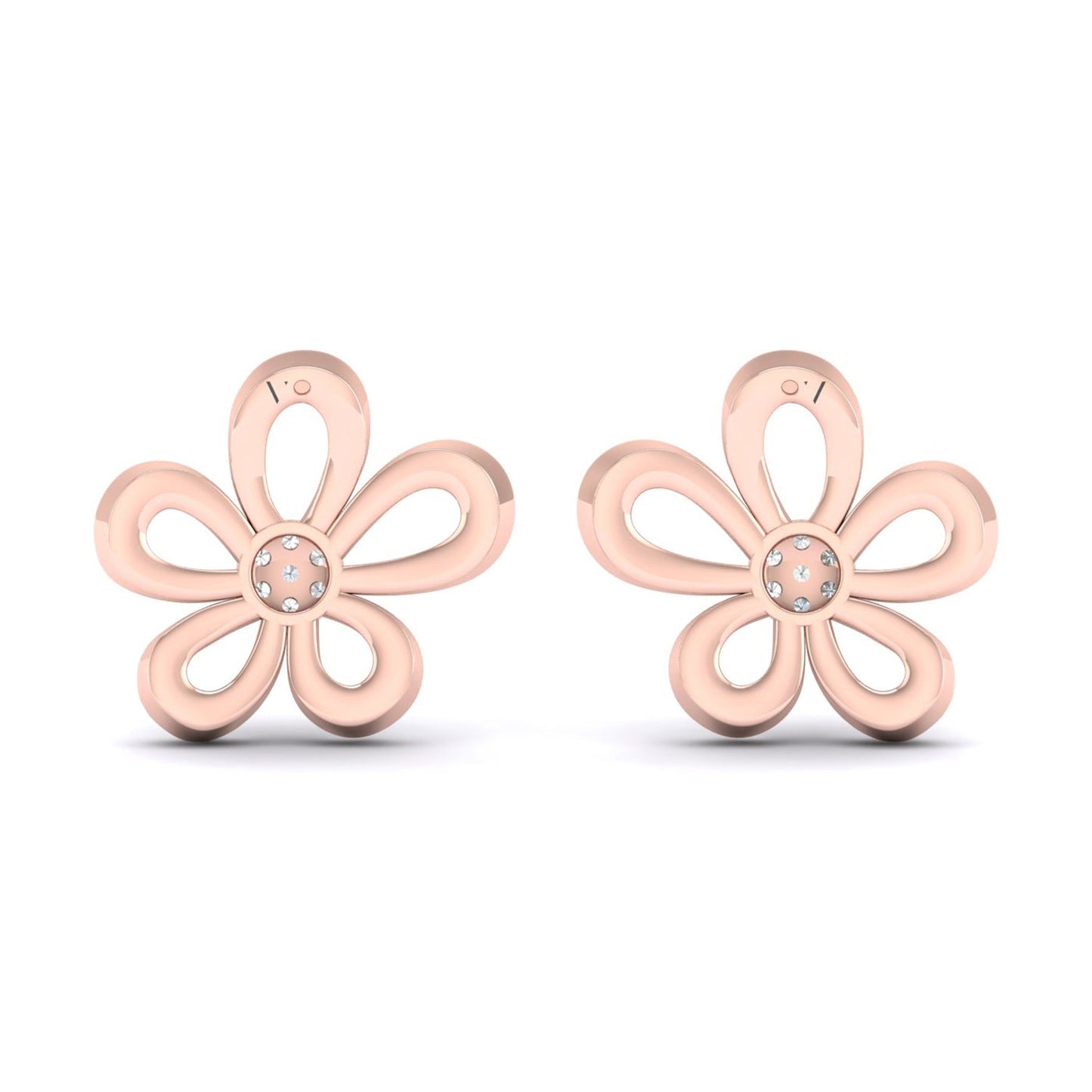Bouquet Studs_Product Angle_3/4Ct. - 4