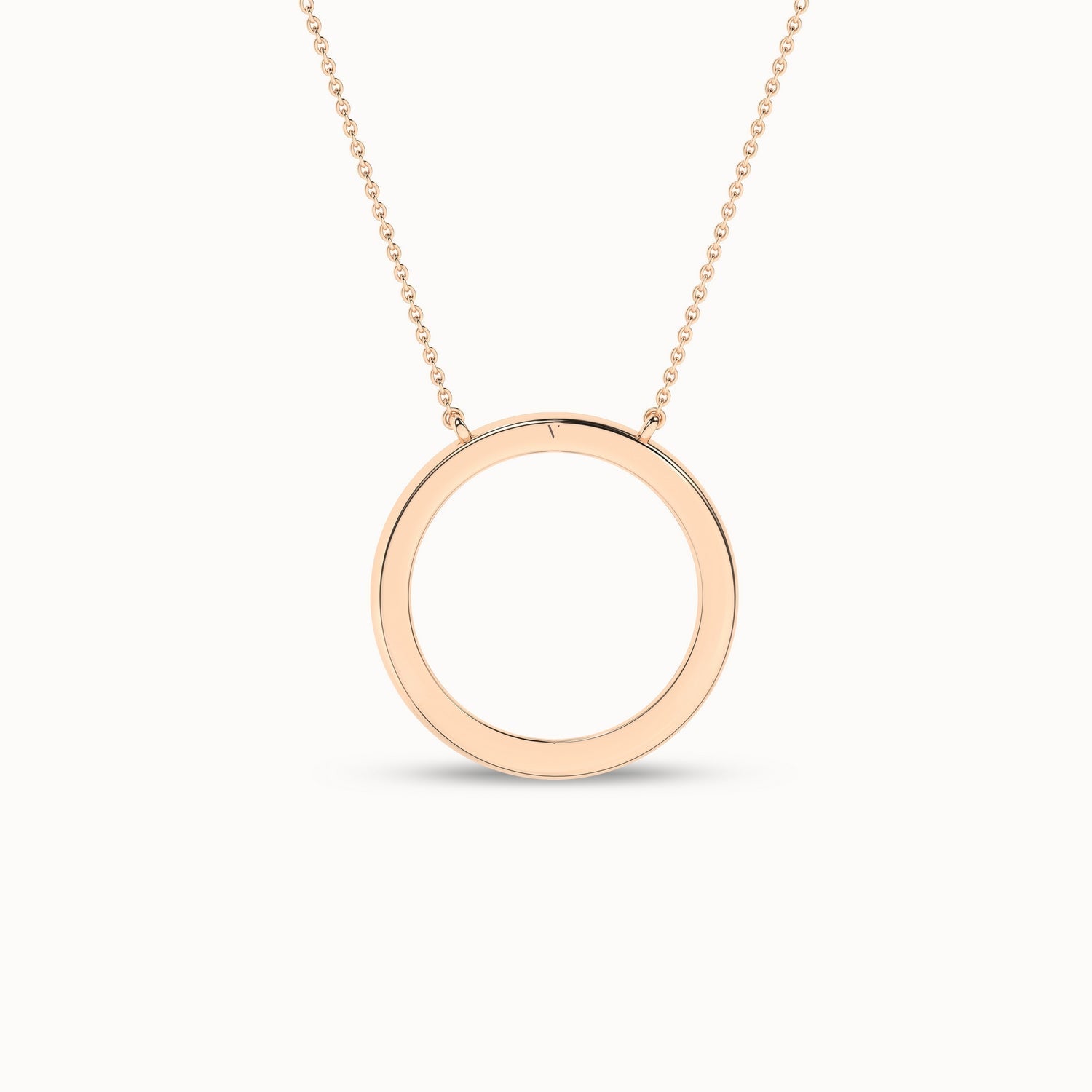 Circular Silhouette Necklace_Product Angle_1/3Ct. - 3