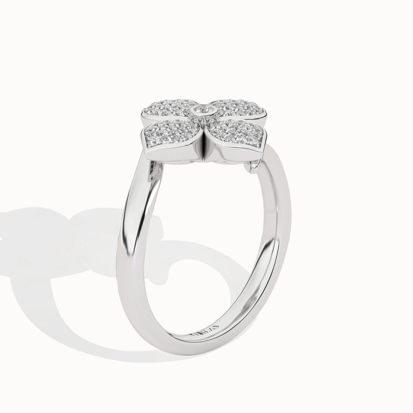 La Fleur Diamond Radiant Ring_Product Angle_1/4Ct - 2
