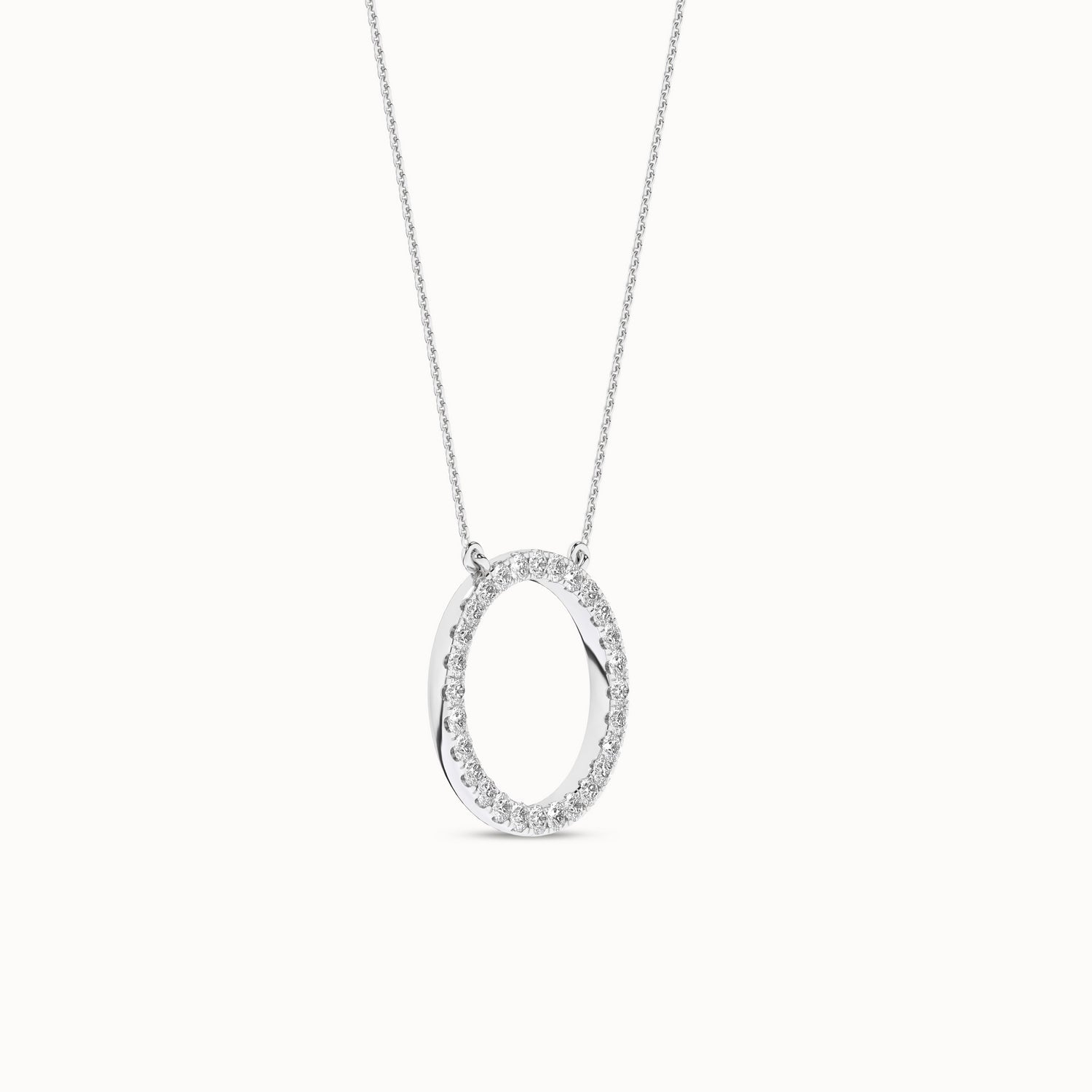 Circular Silhouette Necklace_Product Angle_1/2Ct. - 2