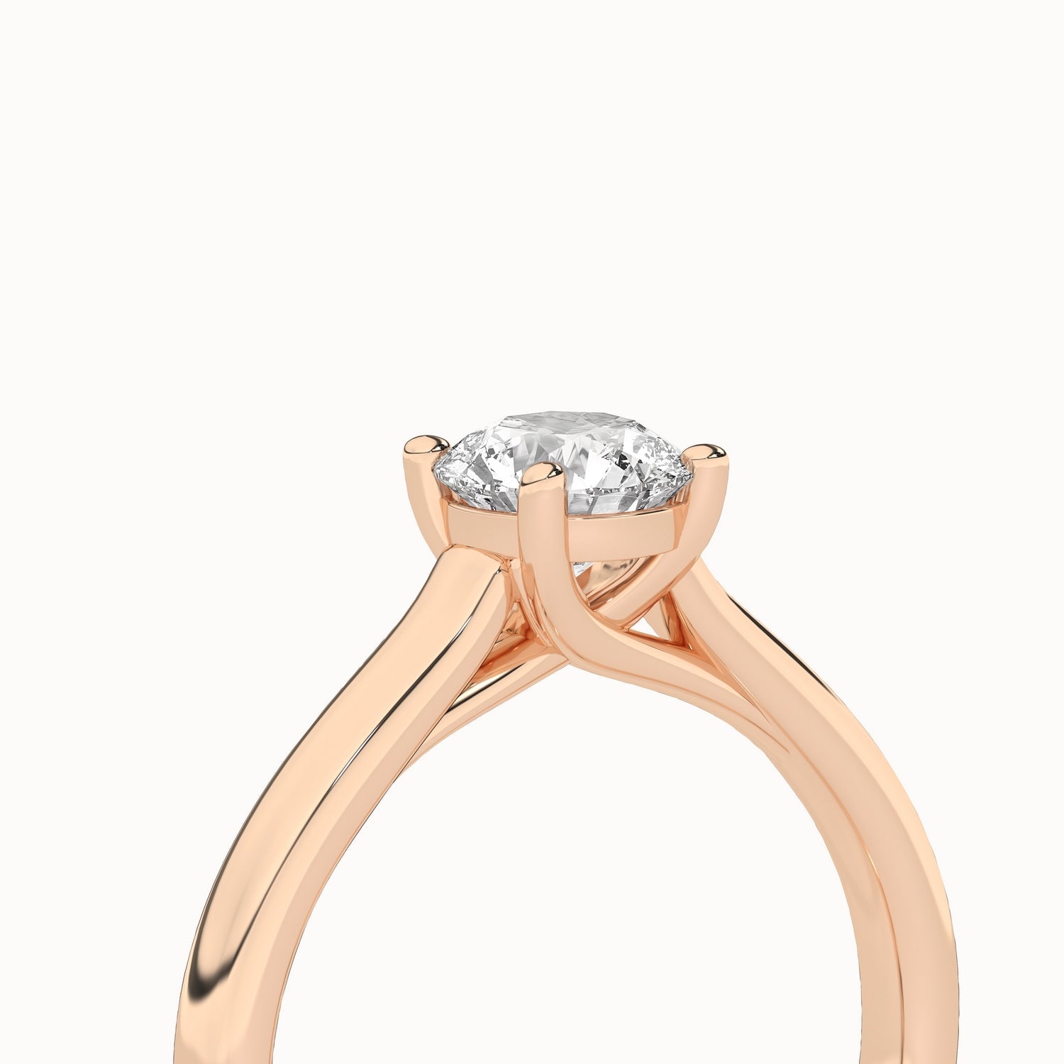 Timeless Round Ring_Product Angle_3/4Ct - 5