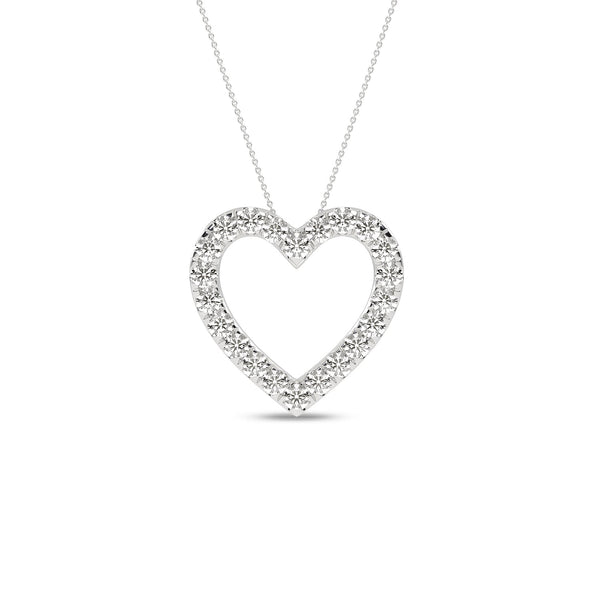 Atmos Heart Silhouette Necklace_Product Angle_PCP Main Image