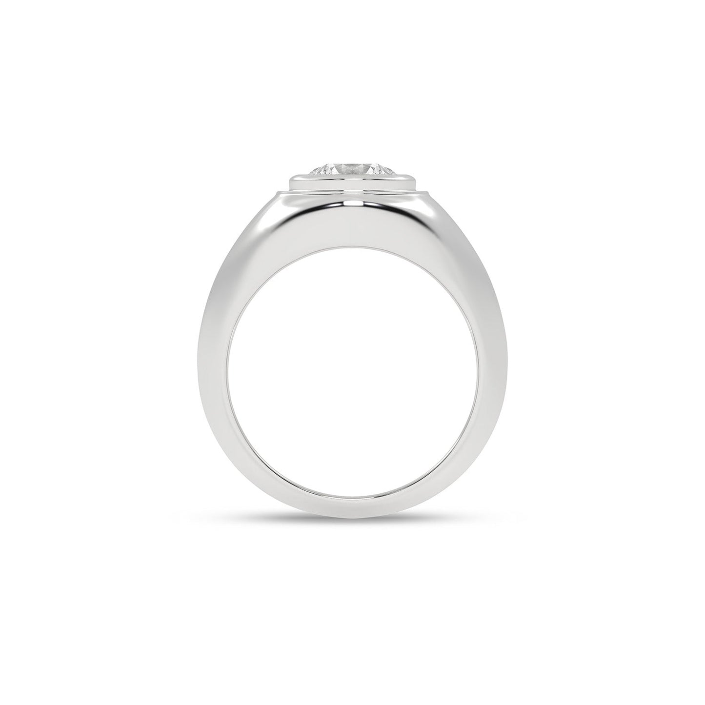 Men's Atmos Round Diamond Ring_Product Angle_2 Ct. - 2