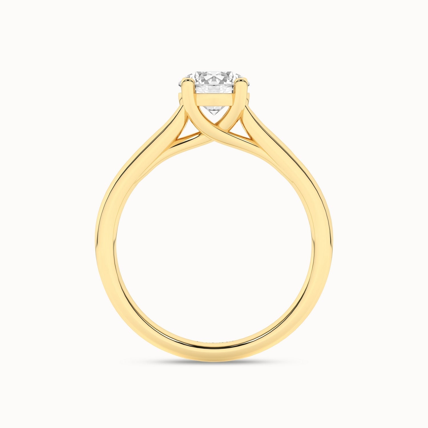 Timeless Round Ring_Product Angle_1Ct - 2