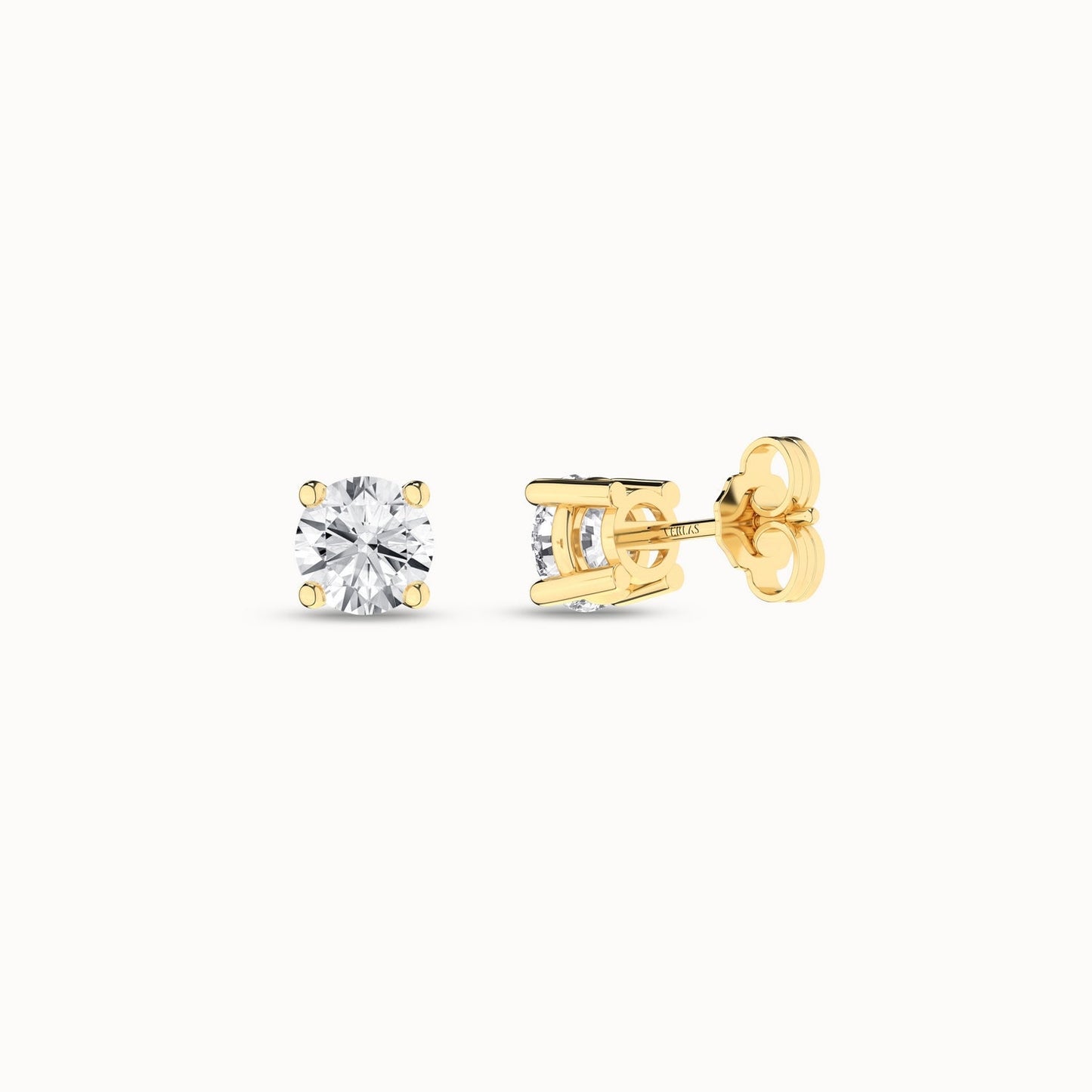 Round Solitaire Studs_Product Angle_1/3Ct. - 3
