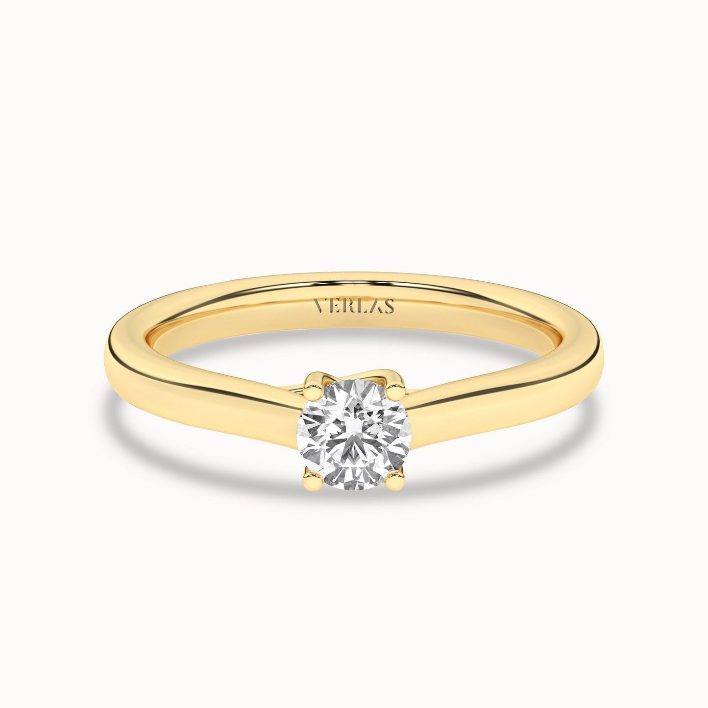 Timeless Round Ring_Product Angle_1/2Ct - 1