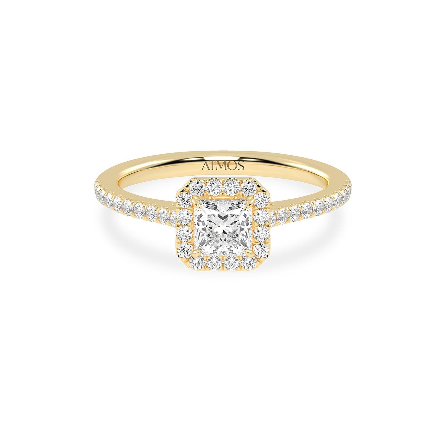 Princess Signature Halo Ring