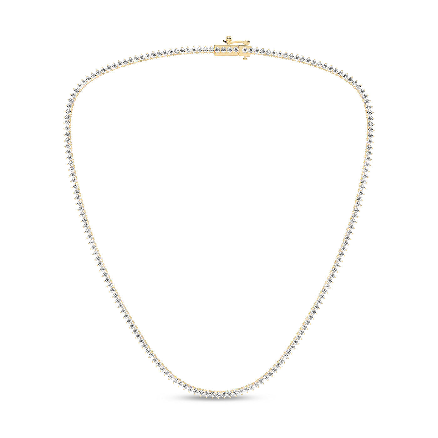 Graduated Atmos Tennis Necklace_Product Angle_6 Ct. - 1