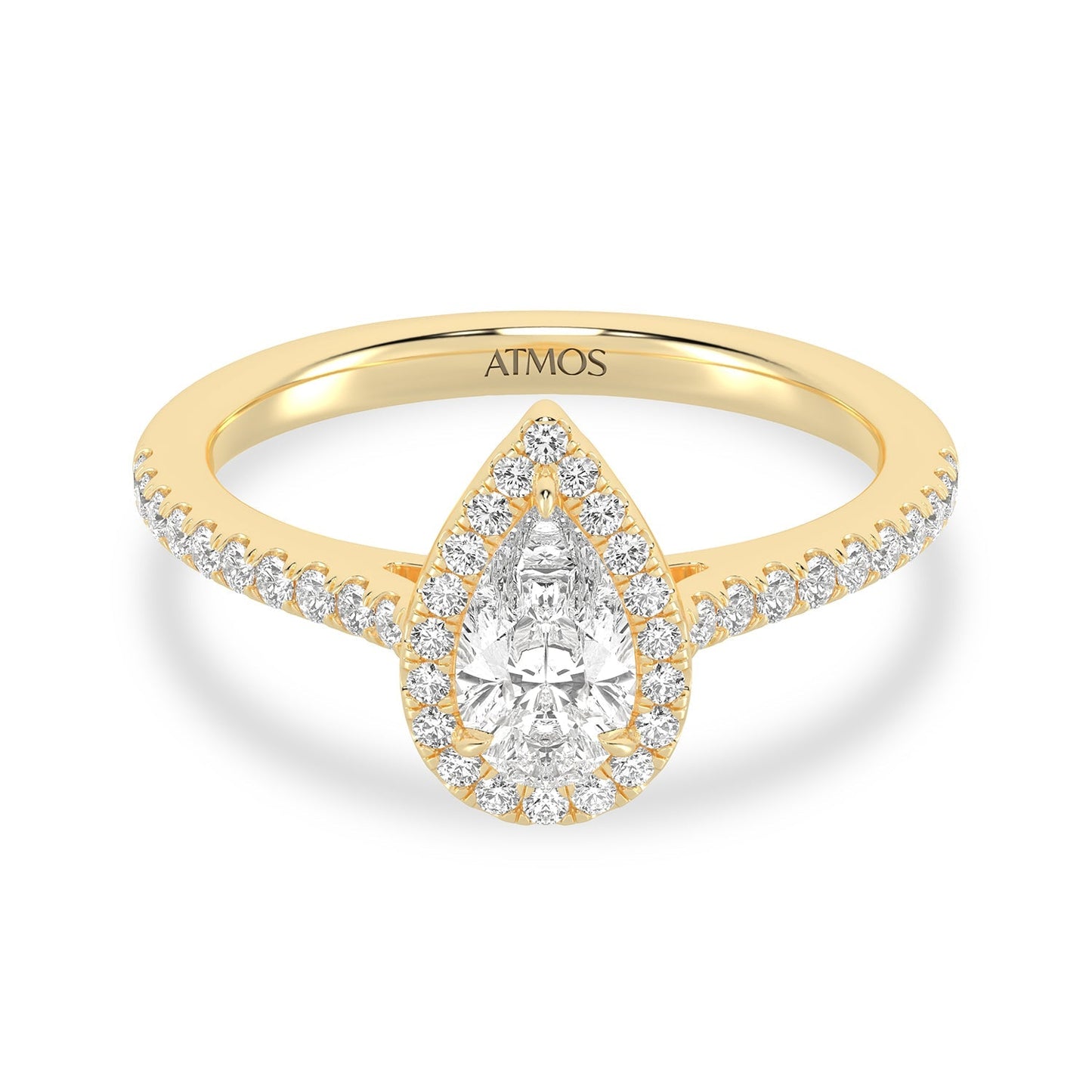 Atmos Signature Dewdrop Halo Ring_Product Angle_PCP Main Image