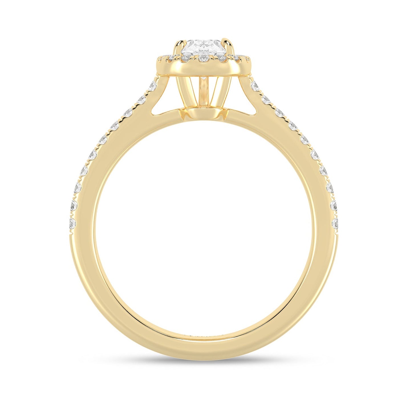 Atmos Signature Dewdrop Halo Ring_Product Angle_1 Ct. - 2