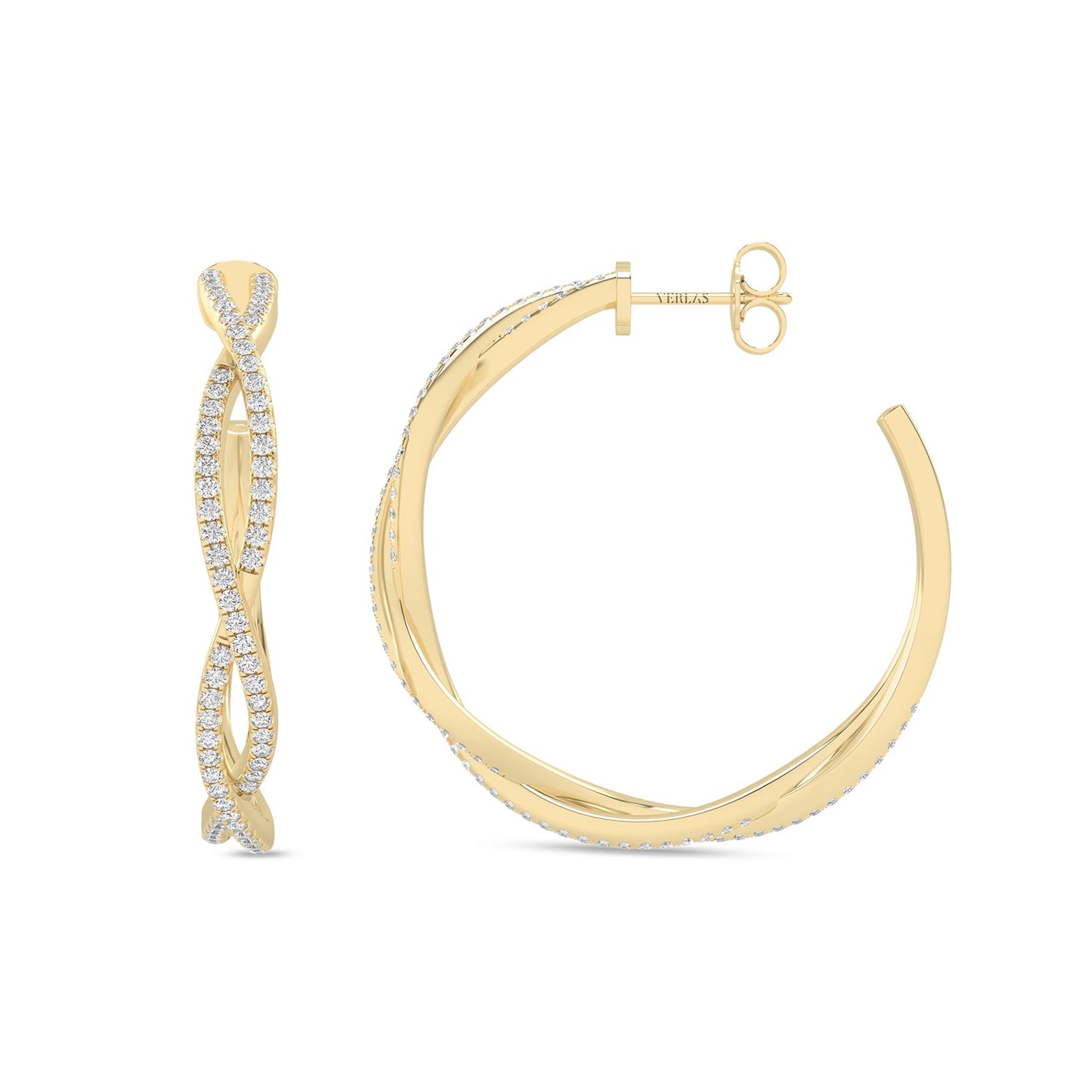 Entwined Hoops_Product Angle_1 Ct. -  3