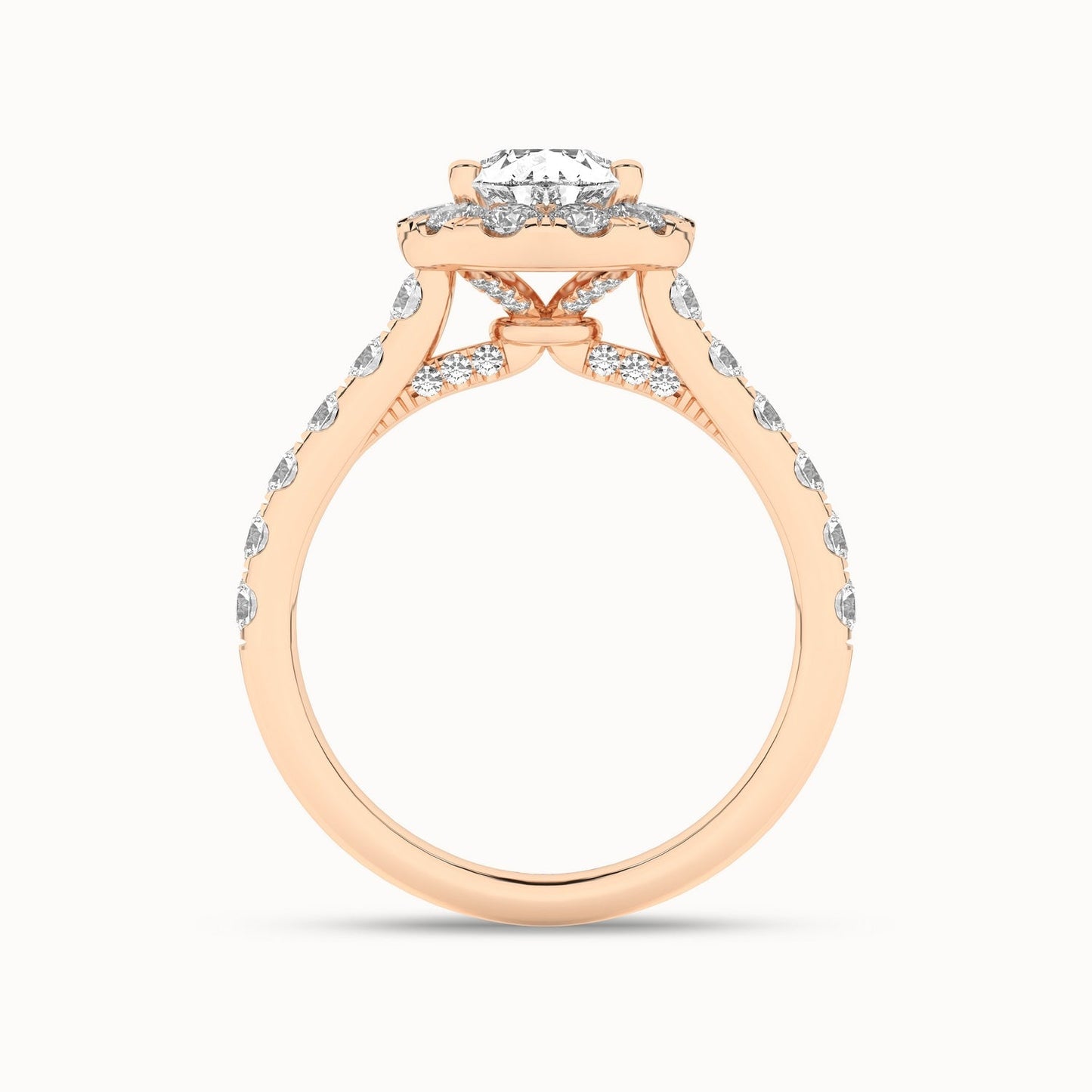 Signature Dewdrop Halo Ring_Product Angle_2Ct - 3