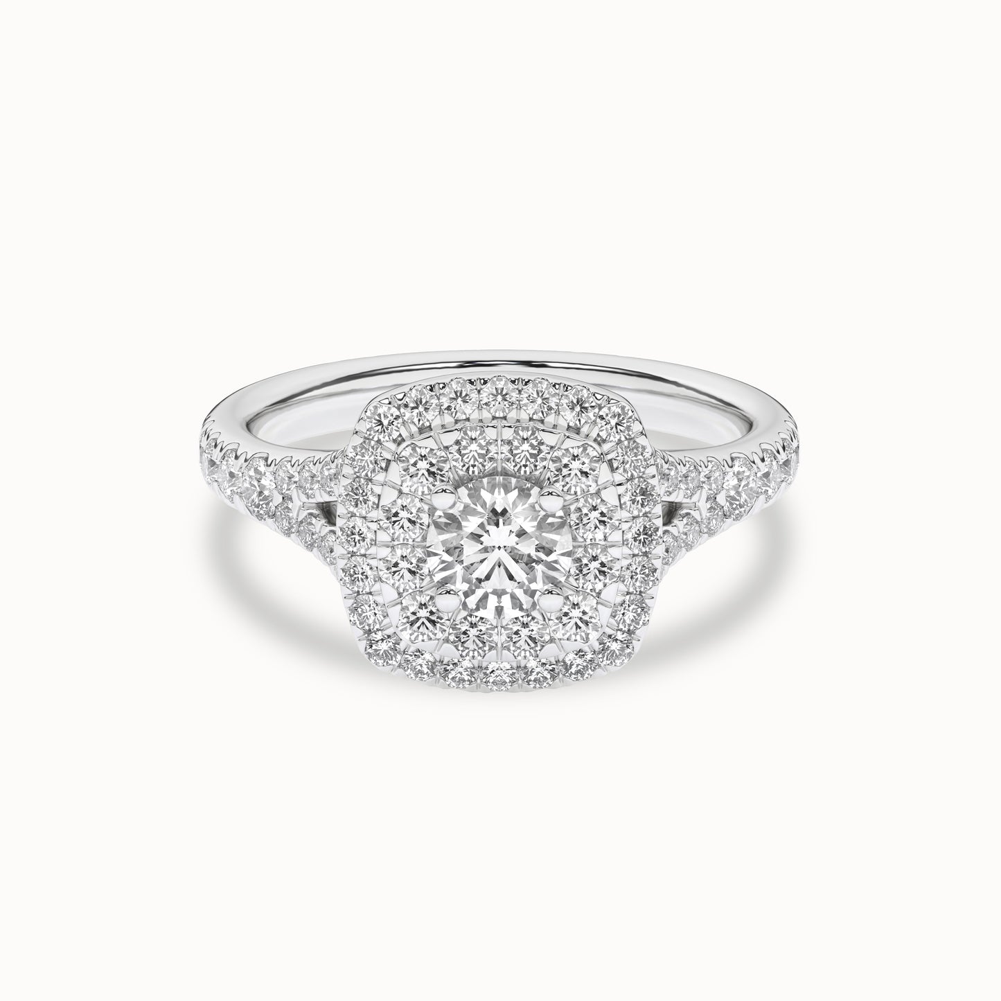 Round-Center Princess Double Halo Ring_Product Angle_1 1/3Ct - 1