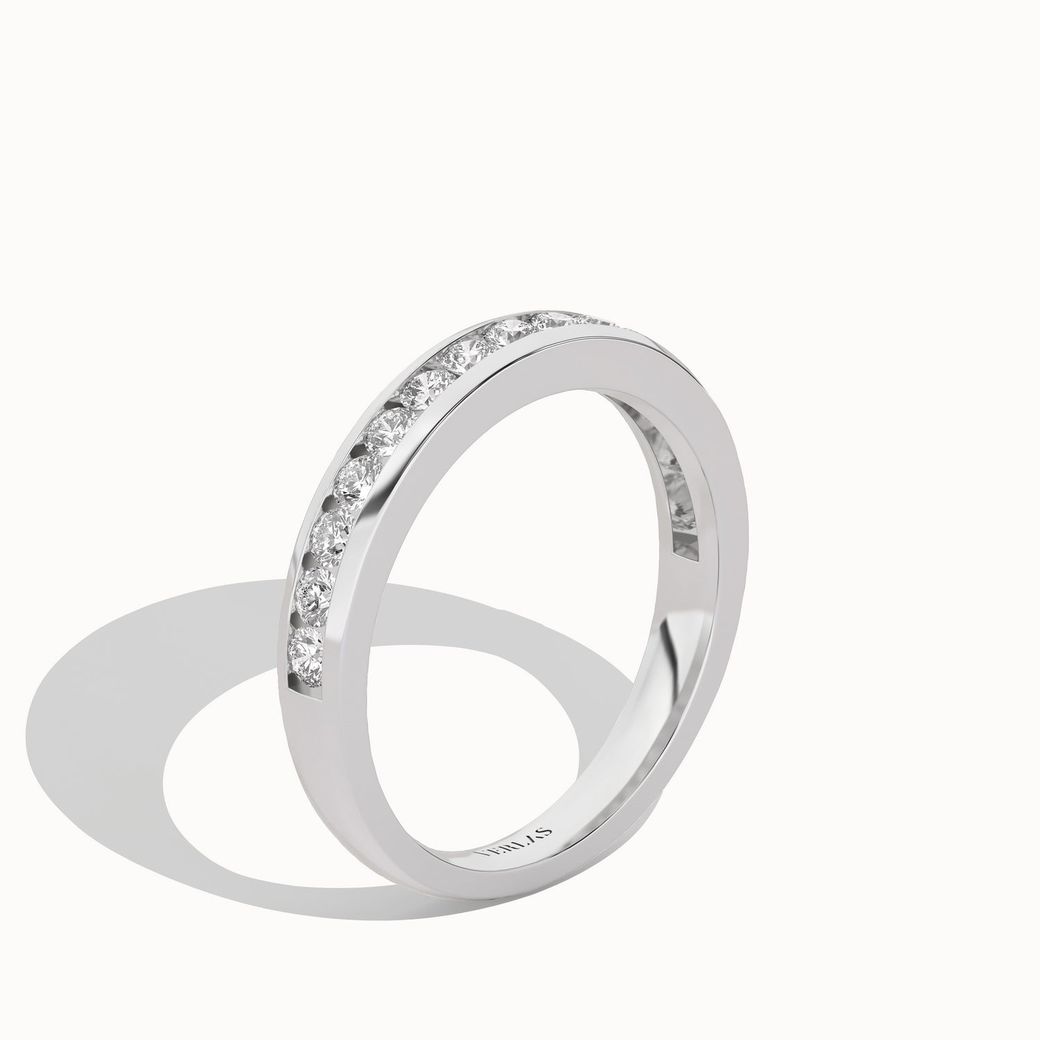 Trailing Diamonds Sheer Band_Product Angle_1/2Ct - 2