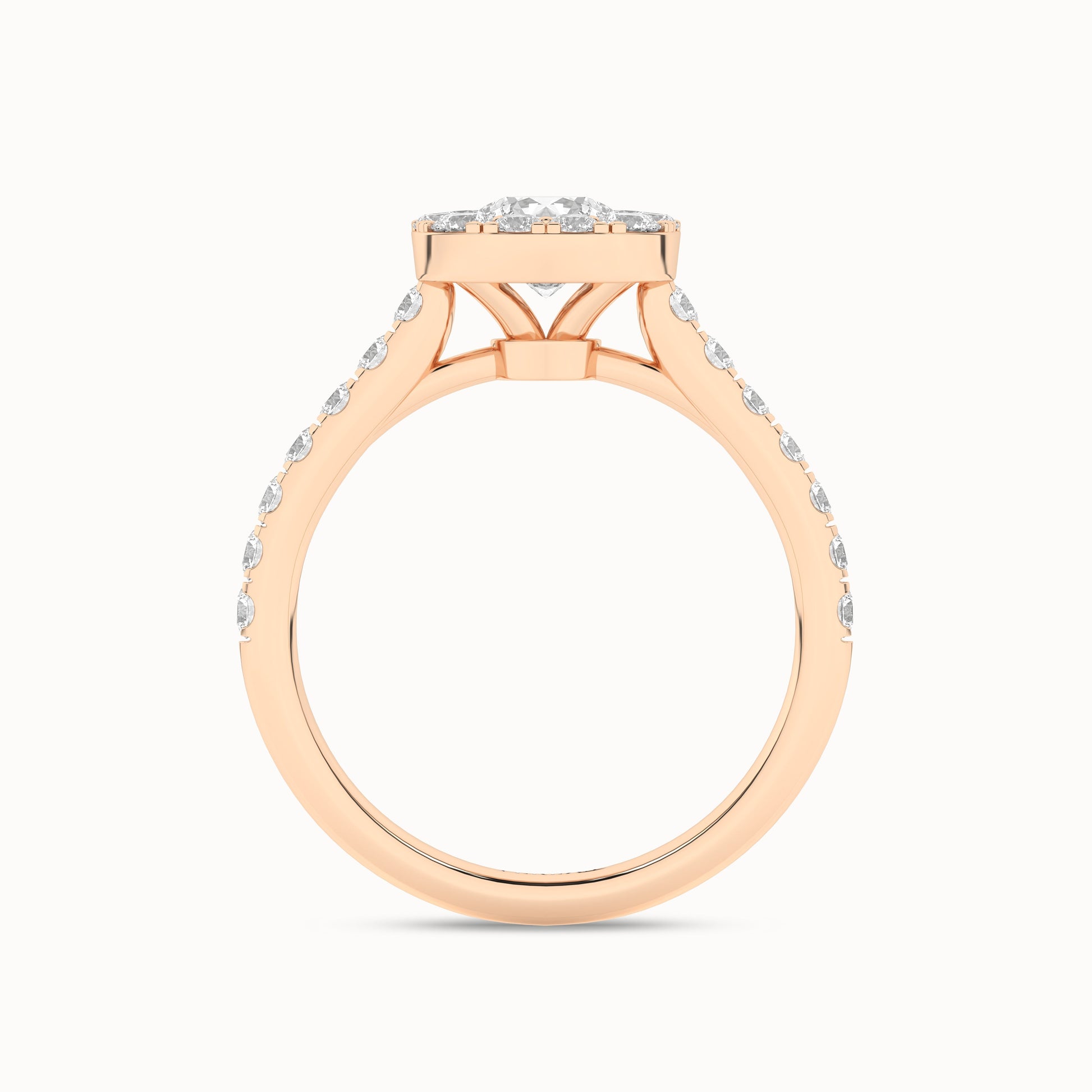 Signature Iconic Round-Princess Halo Ring_Product Angle_1 3/4Ct - 2