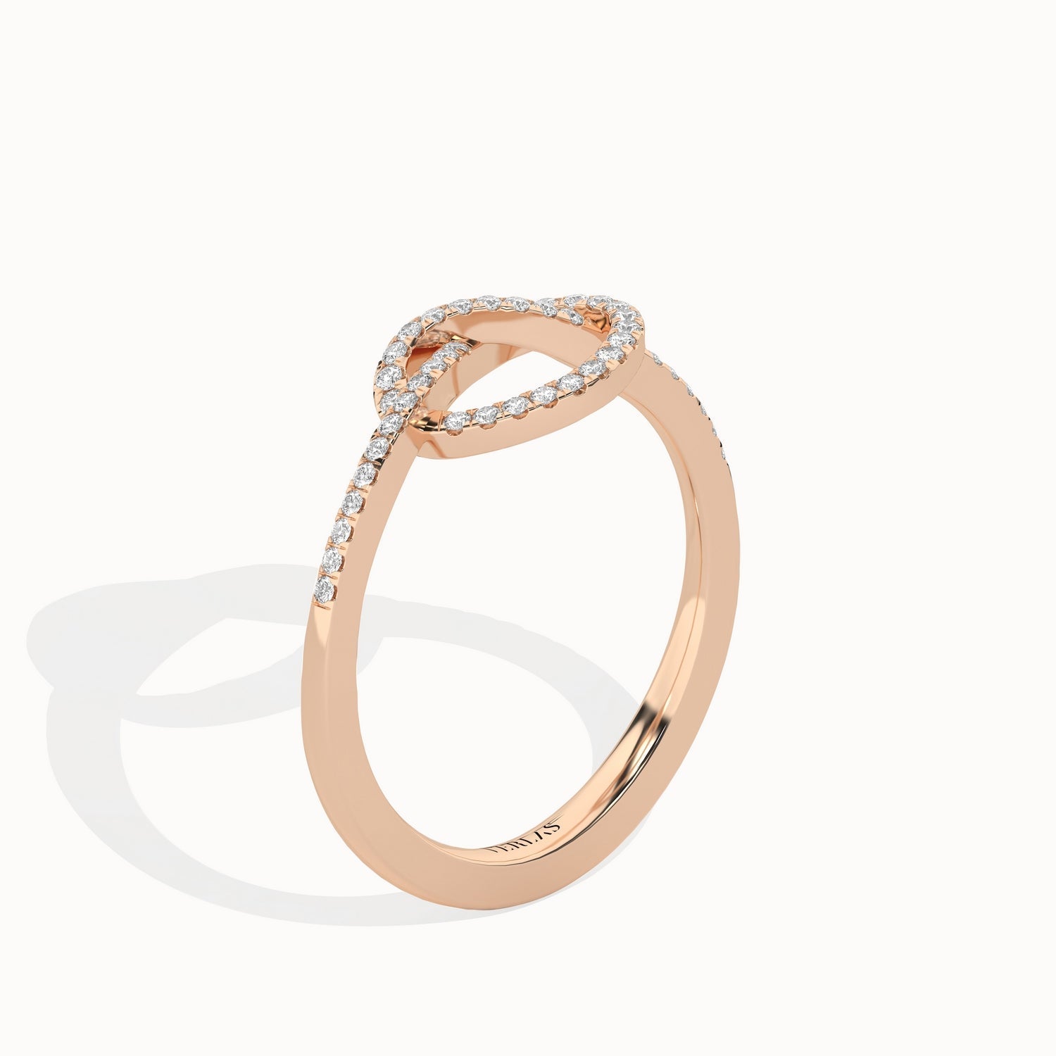 Infinity Heart Ring_Product Angle_1/6Ct - 2