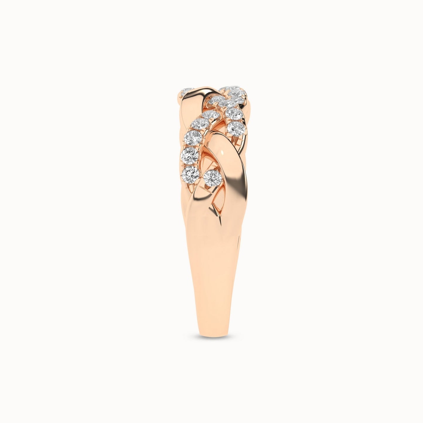 Triple Entwined Braid Ring_Product Angle_1/3Ct - 4