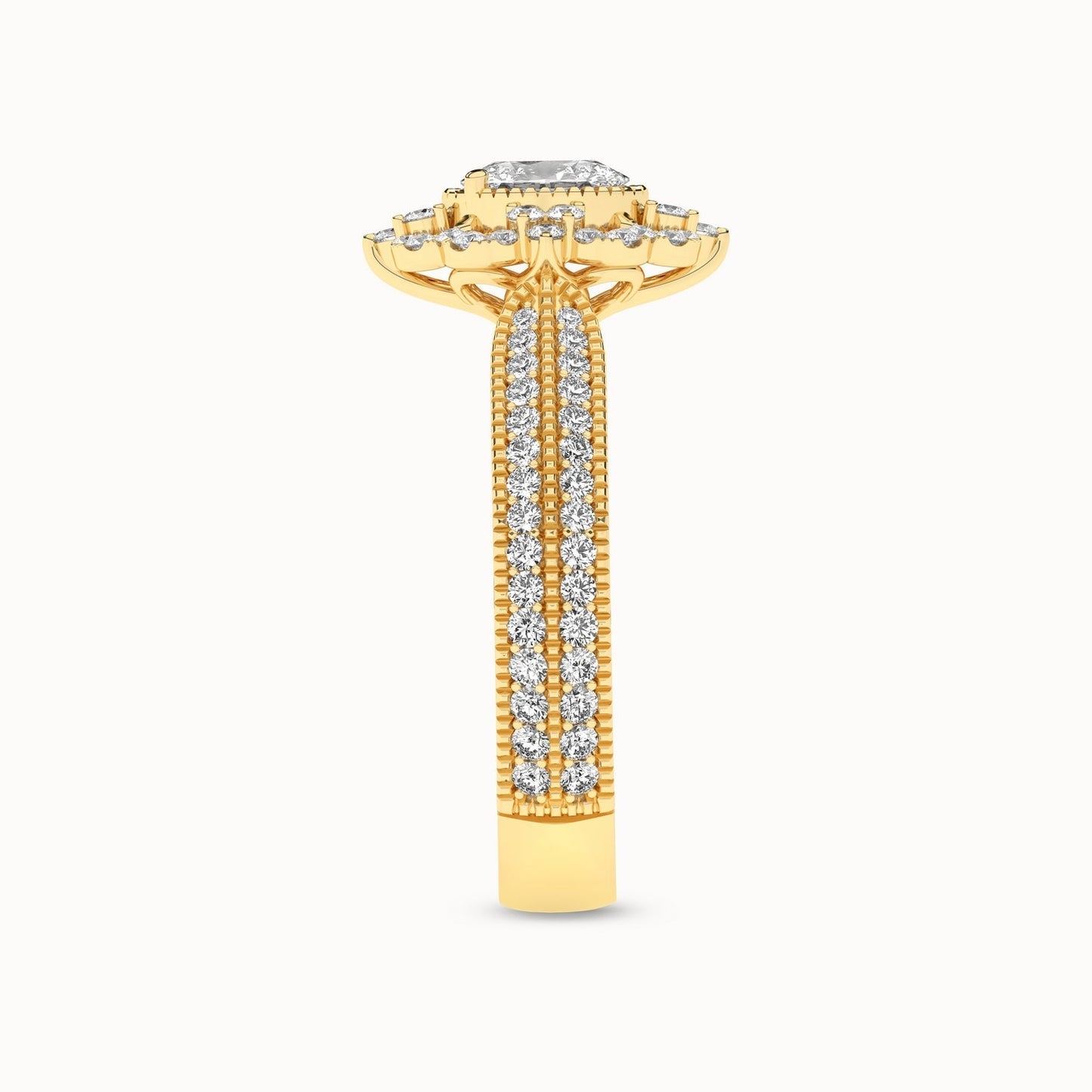 Ornate Ellipse Ring_Product Angle_1Ct - 4