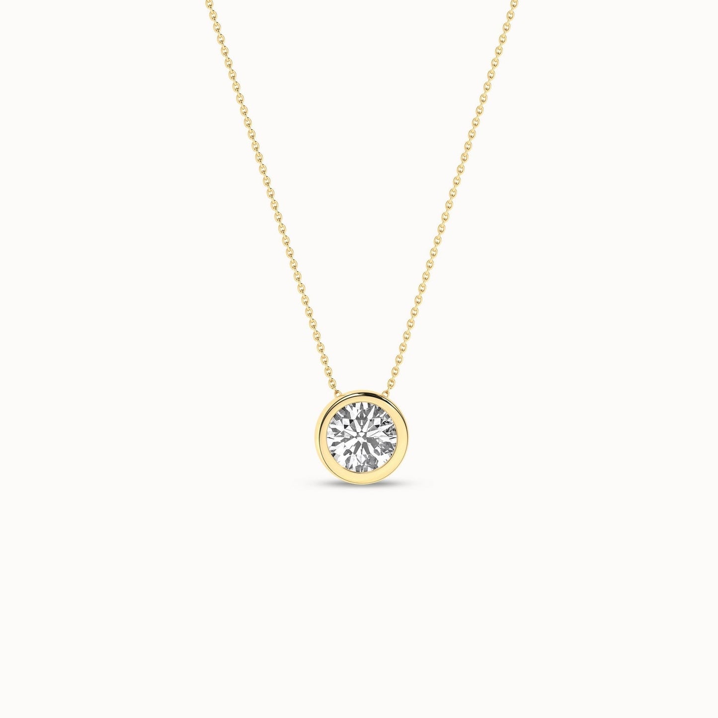 Encompassing Round Necklace_Product Angle_1/2Ct. - 1