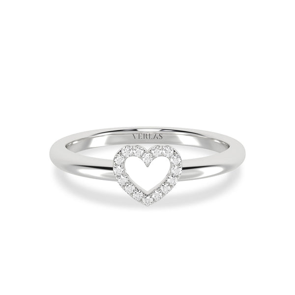 Mini-Heart Silhouette Ring_Product Angle_0.05Ct - 1