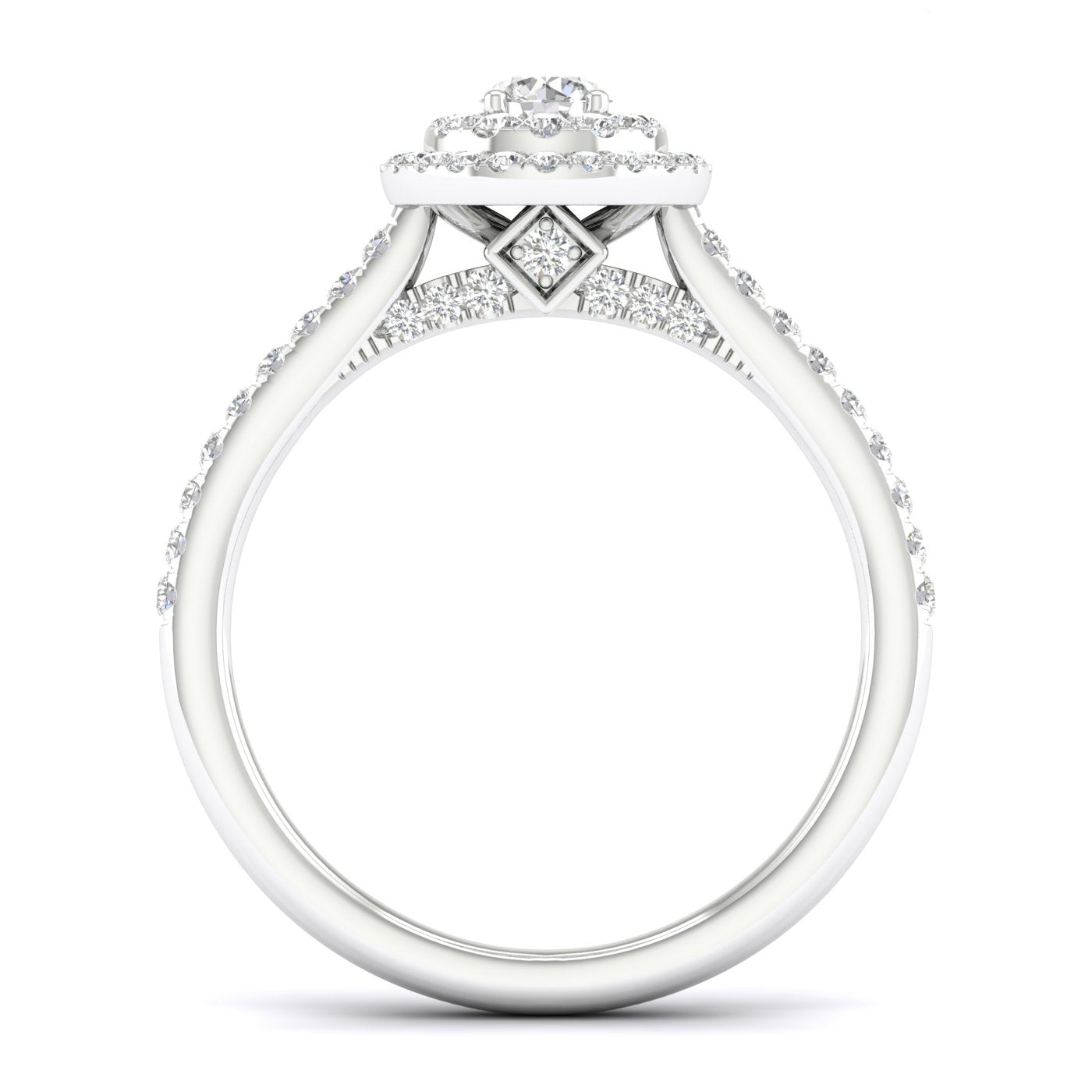 Essential 4-Pronged Round Ring_Product Angle_1/2 Ct. - 3