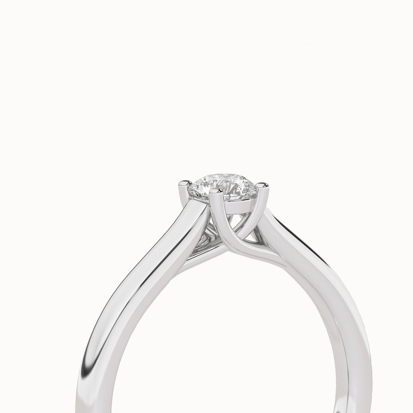 Timeless Round Ring_Product Angle_1/4Ct - 5