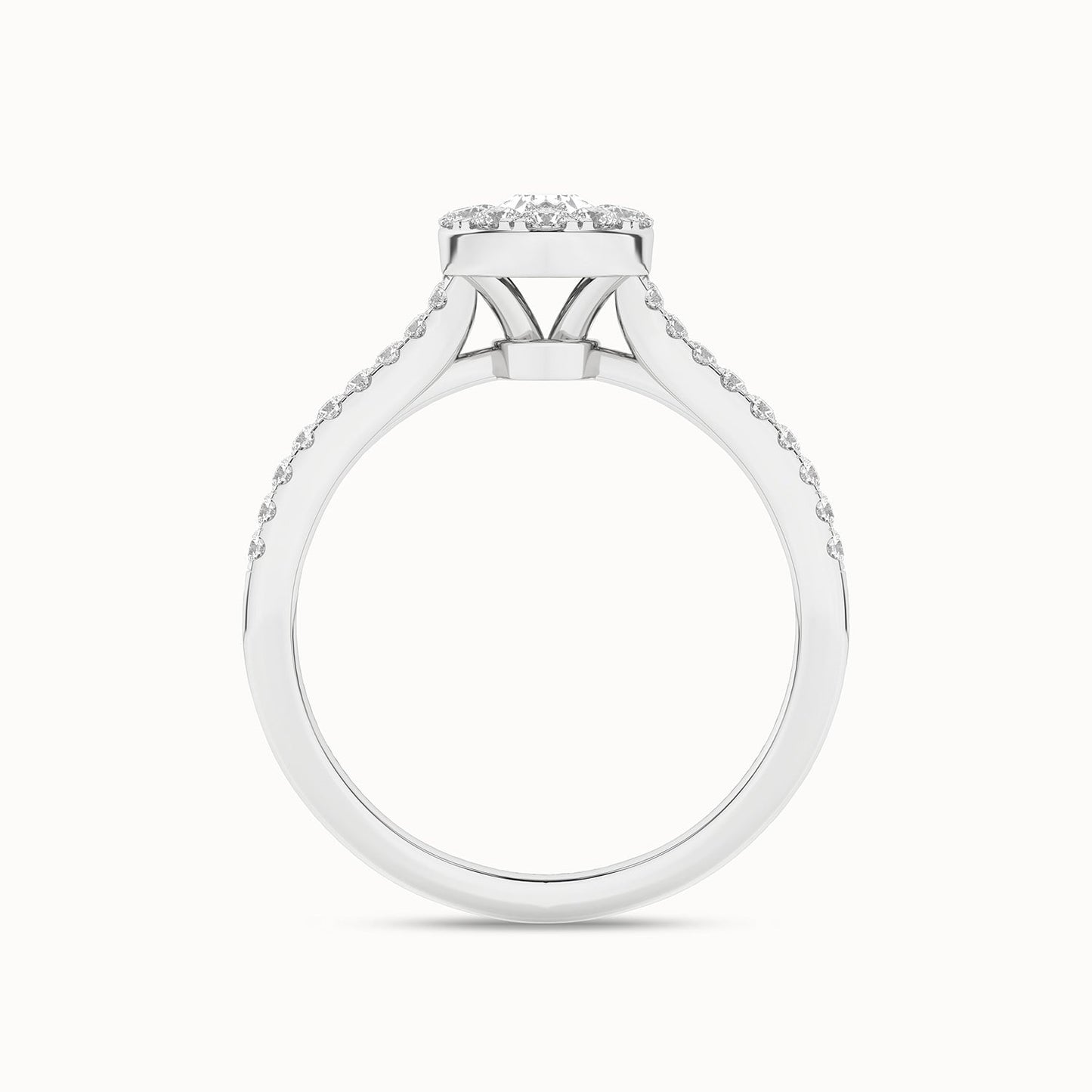 Unified Iconic Dewdrop Halo Ring_Product Angle_1Ct - 3