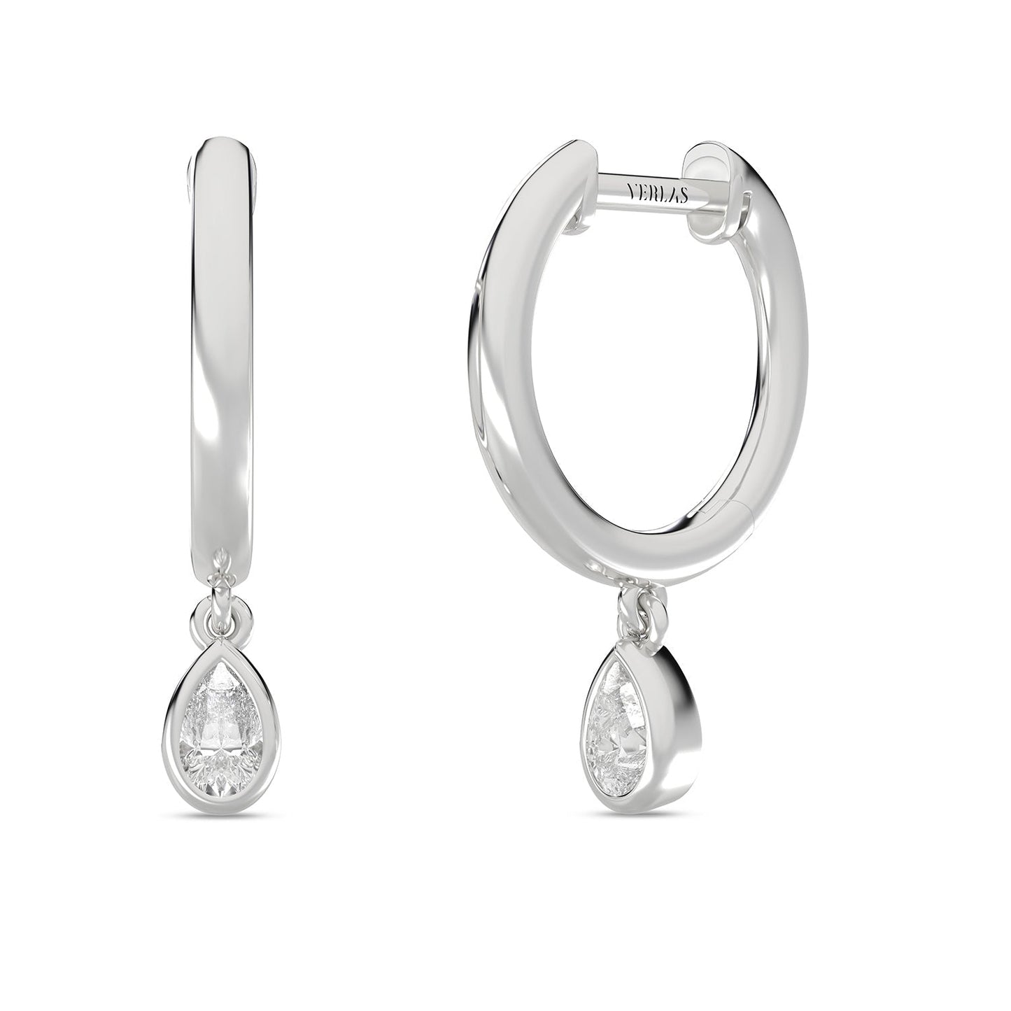 Mini-Dewdrop Encompassing Drop Hoops_Product Angle_1/5 Ct. - 2