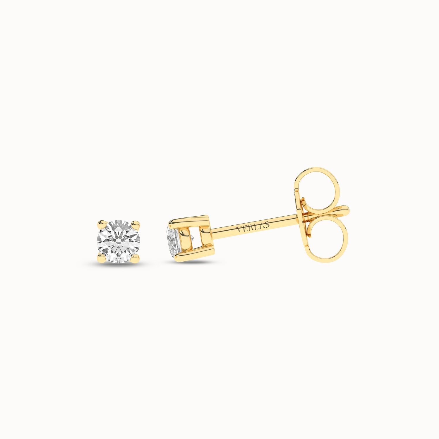 Round Solitaire Studs_Product Angle_1/6Ct. - 1