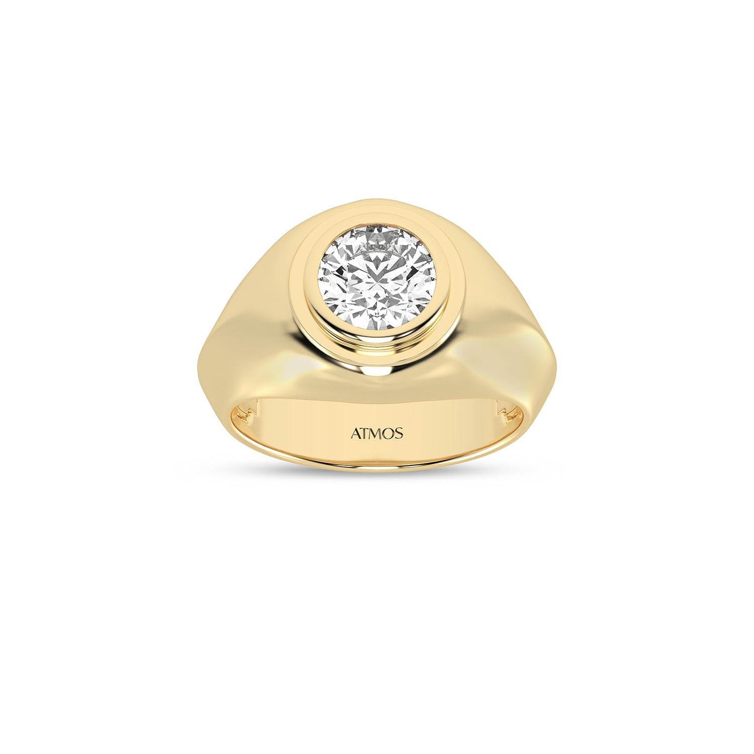 Men's Atmos Round Diamond Ring_Product Angle_PCP Main Image