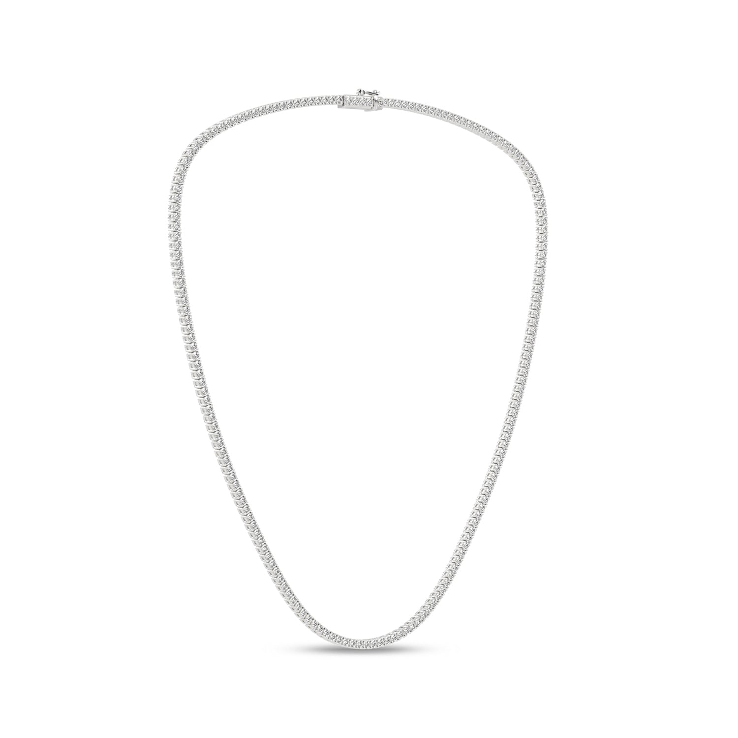 Enchanting Atmos Tennis Necklace_Product Angle_5 Ct. - 2