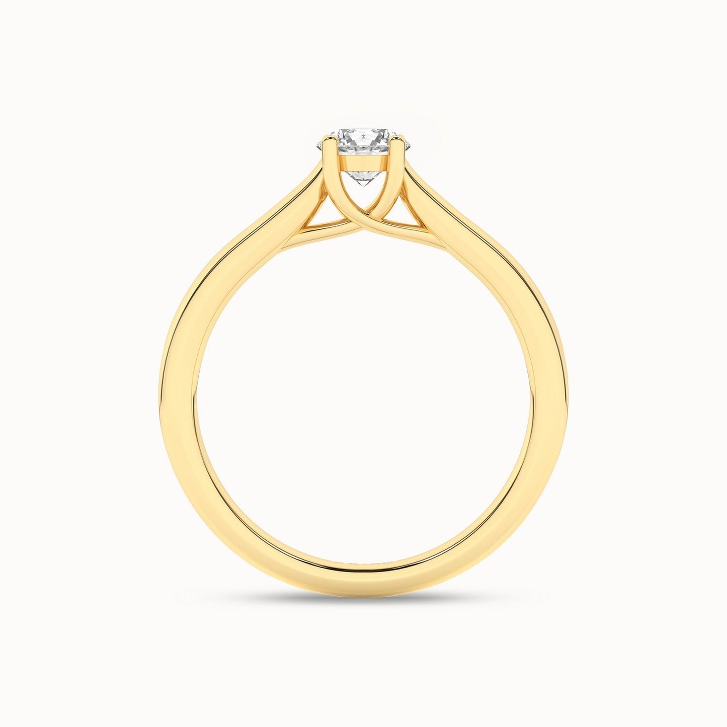 Timeless Round Ring_Product Angle_1/2Ct - 2