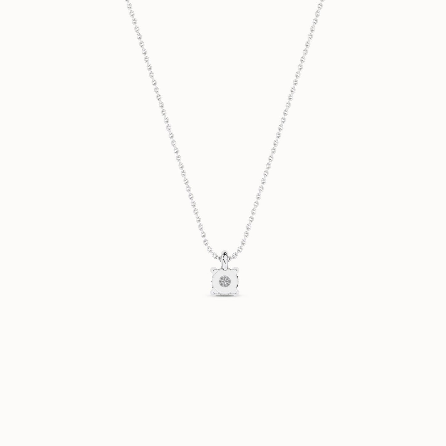 Essential Round Necklace _Product Angle_1/10Ct. - 3