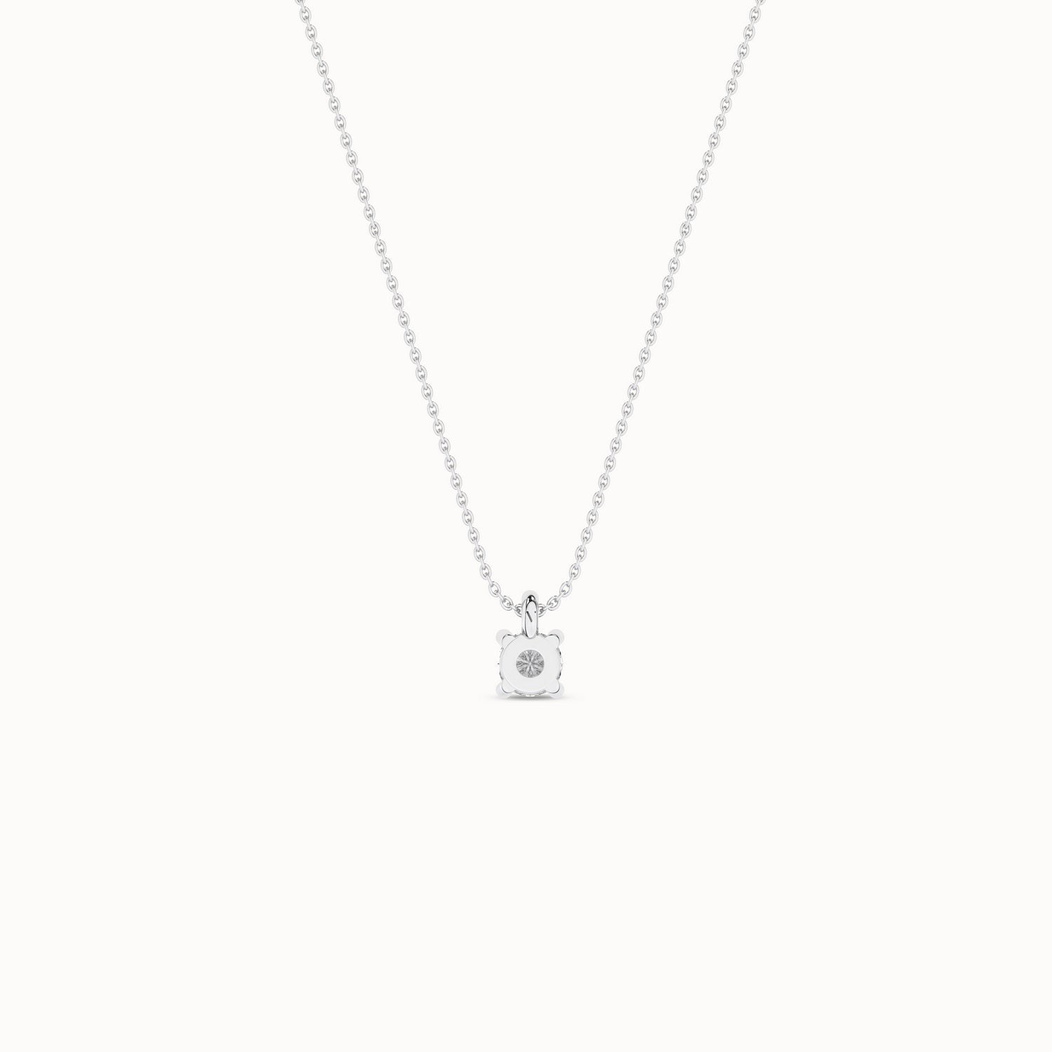 Essential Round Necklace _Product Angle_1/10Ct. - 3