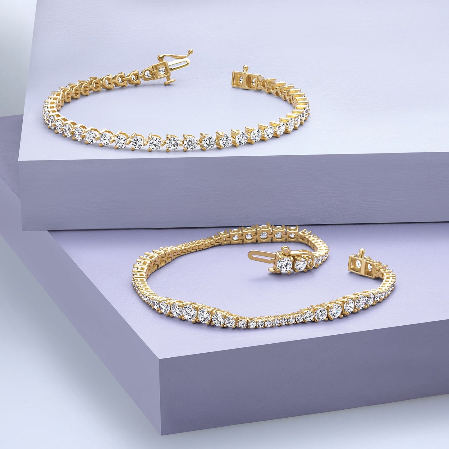 Charming Tennis Bracelet_Product angle_Creative Image